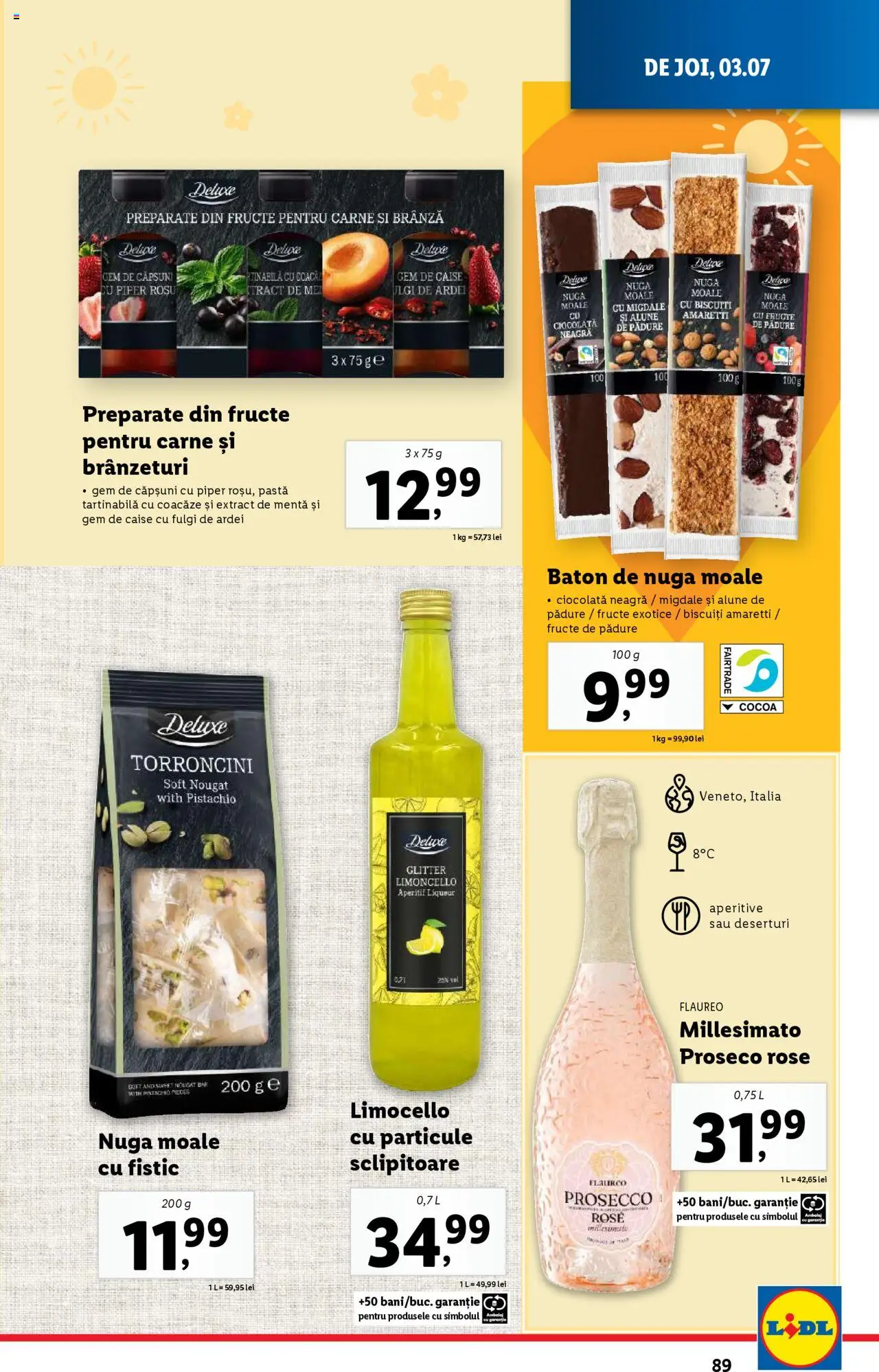 Catalog LIDL 30 Iunie - 5 Iulie 2025 | Pagina 89 | Produse: Gem, Fistic, Căpșuni, Fulgi