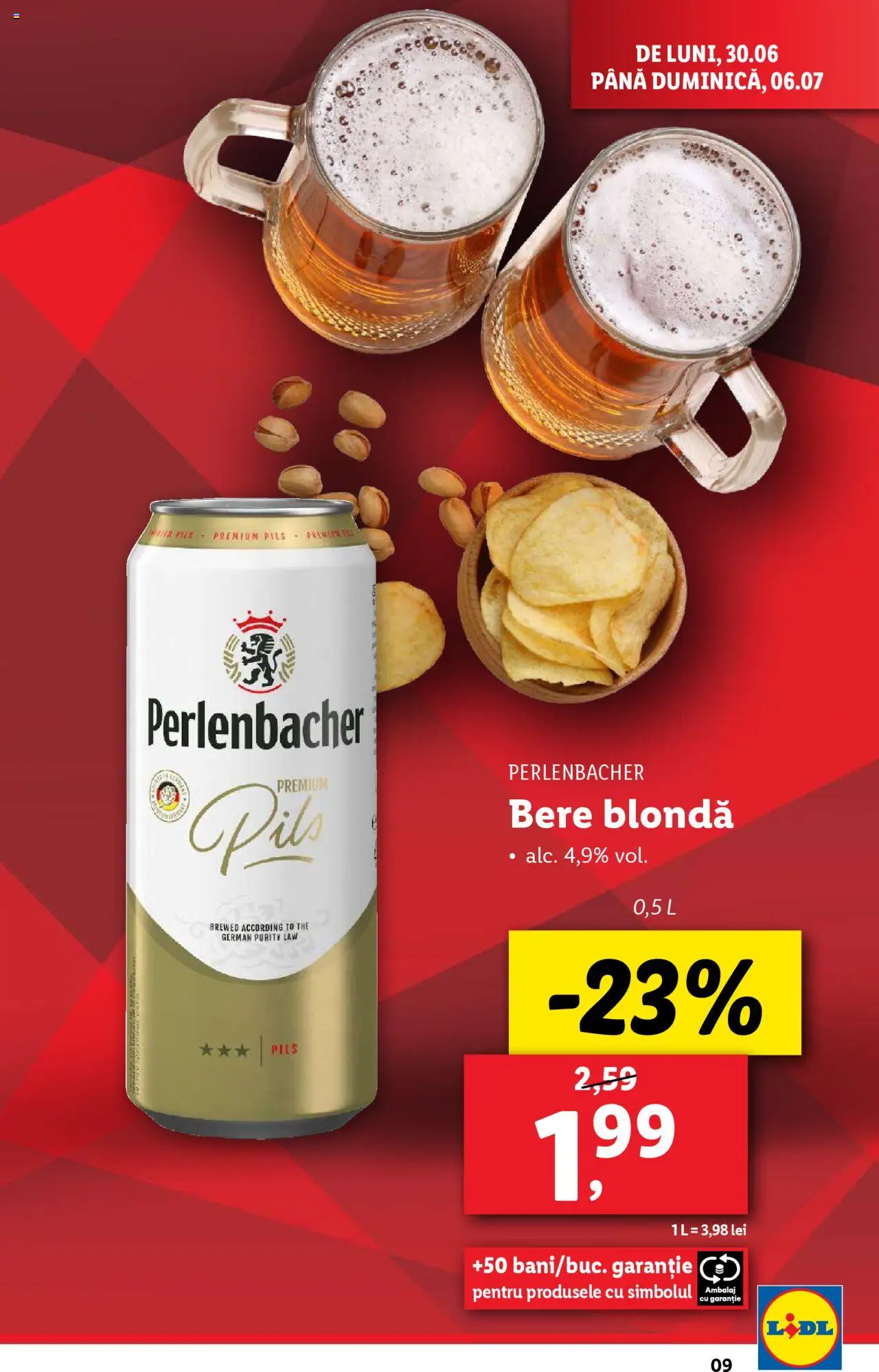 Catalog LIDL 30 Iunie - 5 Iulie 2025 | Pagina 9 | Produse: Bere