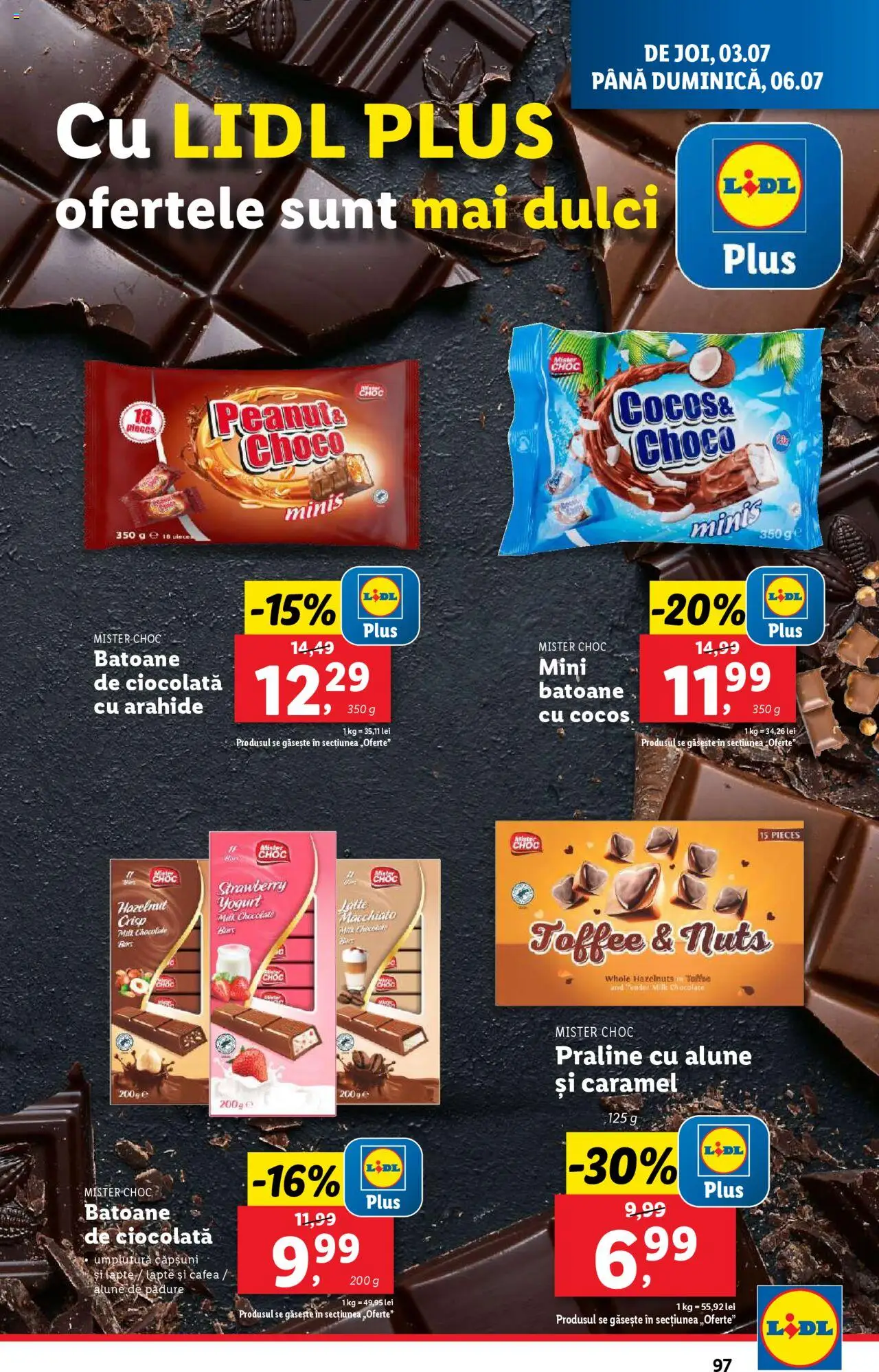 Catalog LIDL 30 Iunie - 5 Iulie 2025 | Pagina 97 | Produse: Praline, Lapte, Căpșuni, Ayakkabı düzenleyici