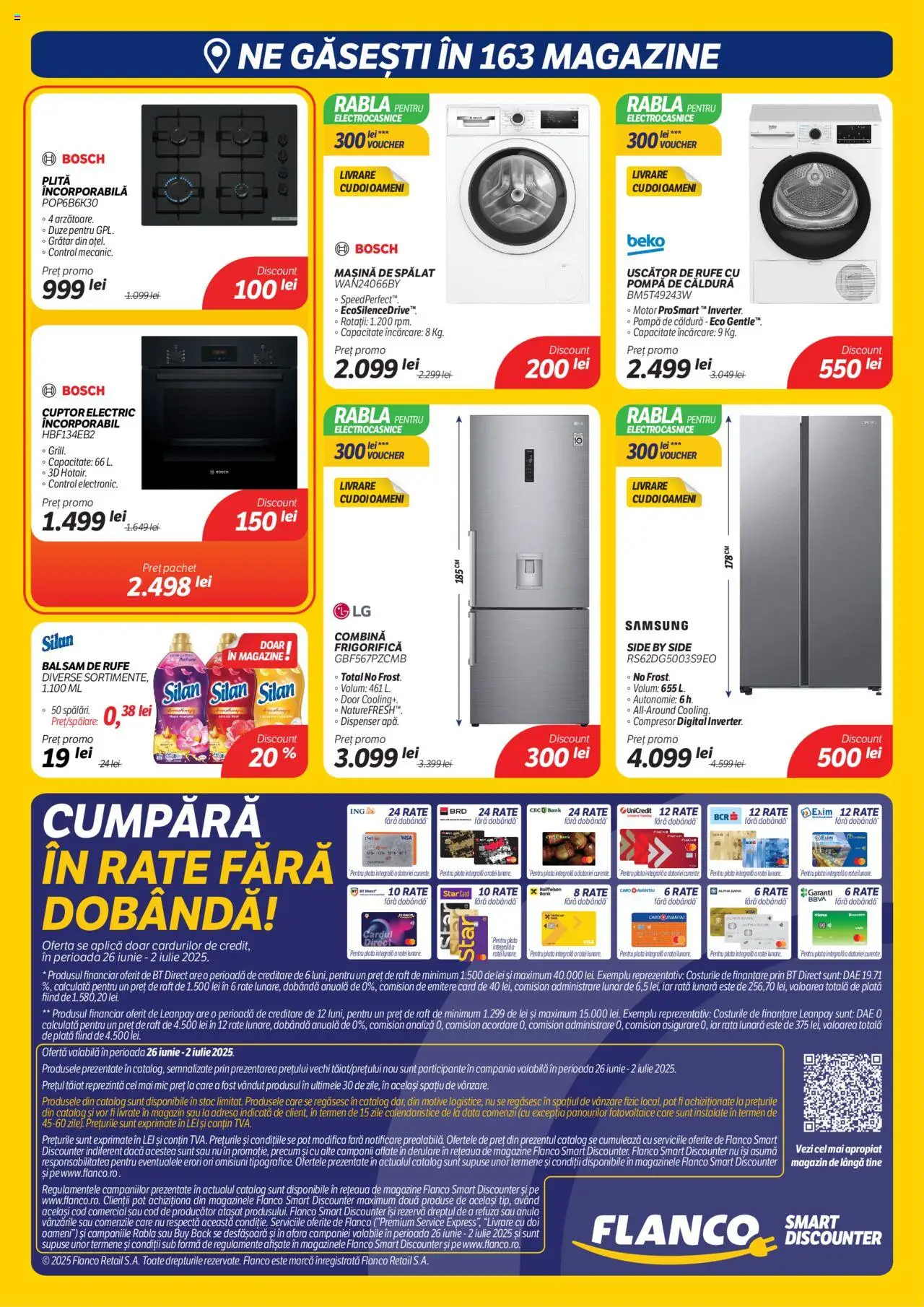 Catalog Flanco 26 Iunie - 1 Iulie 2025 | Pagina 10 | Produse: Mașină De Spălat, Uscător, Balsam, Balsam de rufe