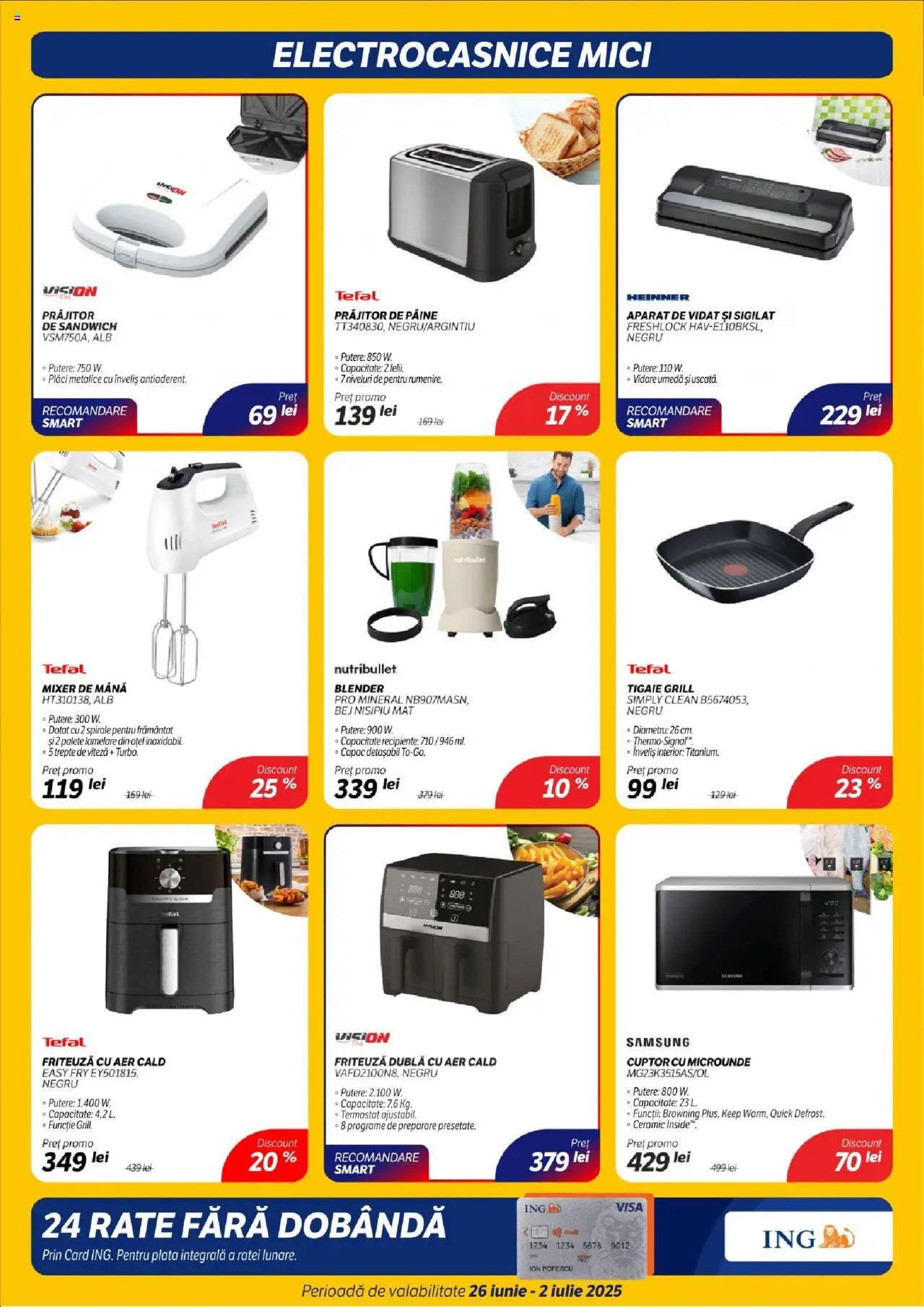 Catalog Flanco 26 Iunie - 1 Iulie 2025 | Pagina 8 | Produse: Pomelo, Mixer, Friteuză, Pâine