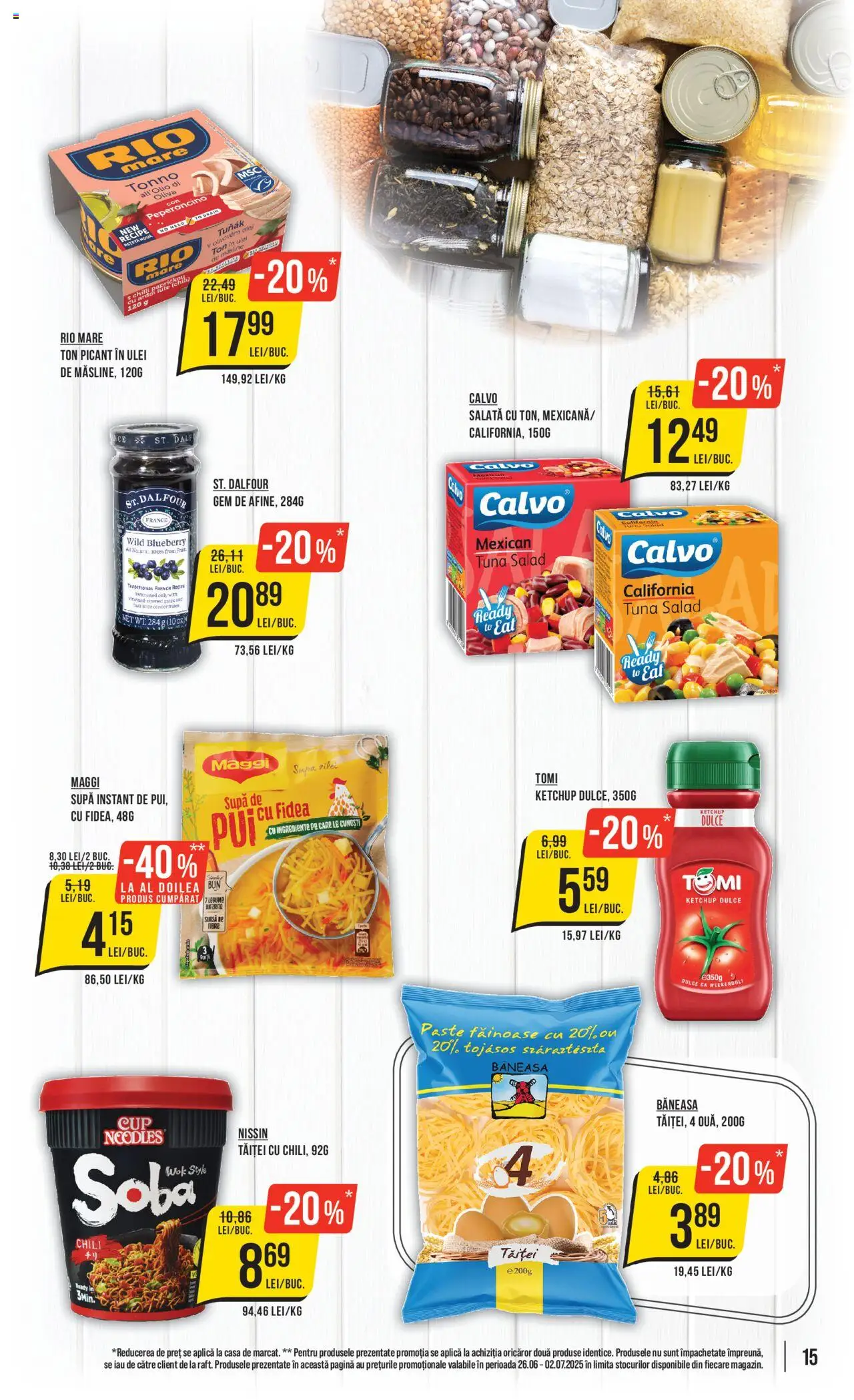 Catalog Mega Image 26 Iunie - 1 Iulie 2025 | Pagina 15 | Produse: Sobă, Măsline, Ardei iute, Ulei