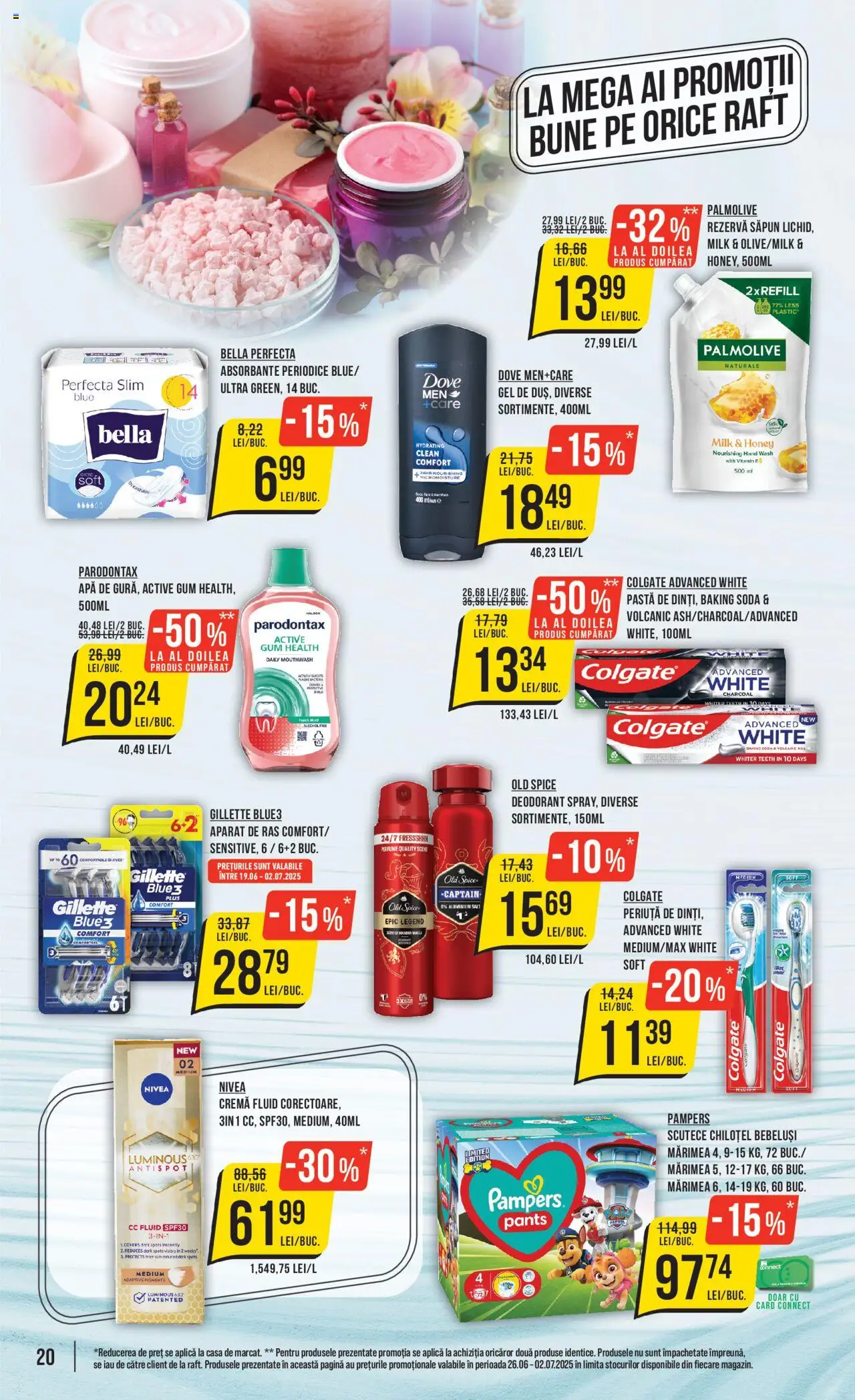 Catalog Mega Image 26 Iunie - 1 Iulie 2025 | Pagina 20 | Produse: Aparat De Ras, Raft, Deodorant, Rezervă săpun