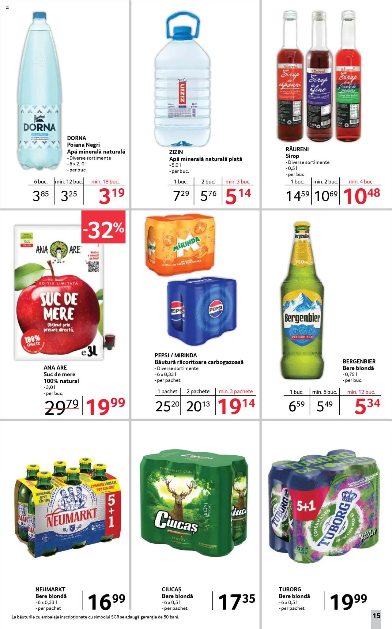 Catalog Selgros 27 Iunie - 9 Iulie 2025 | Pagina 15 | Produse: Afine, Yazı tahtası kalemi, Suc, Fructe