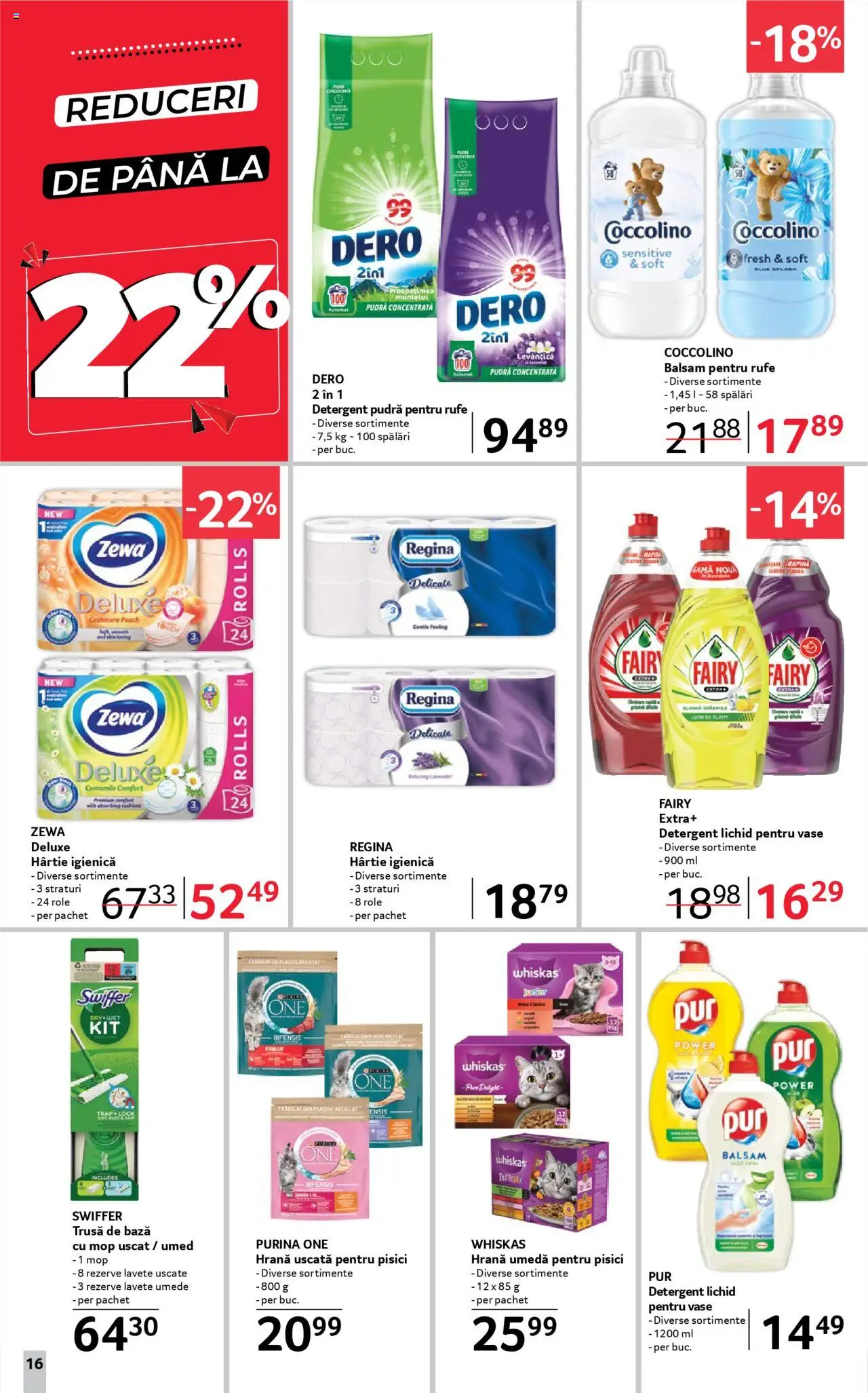 Catalog Selgros 27 Iunie - 9 Iulie 2025 | Pagina 16 | Produse: Role, Pudră, Yorgan, Detergent