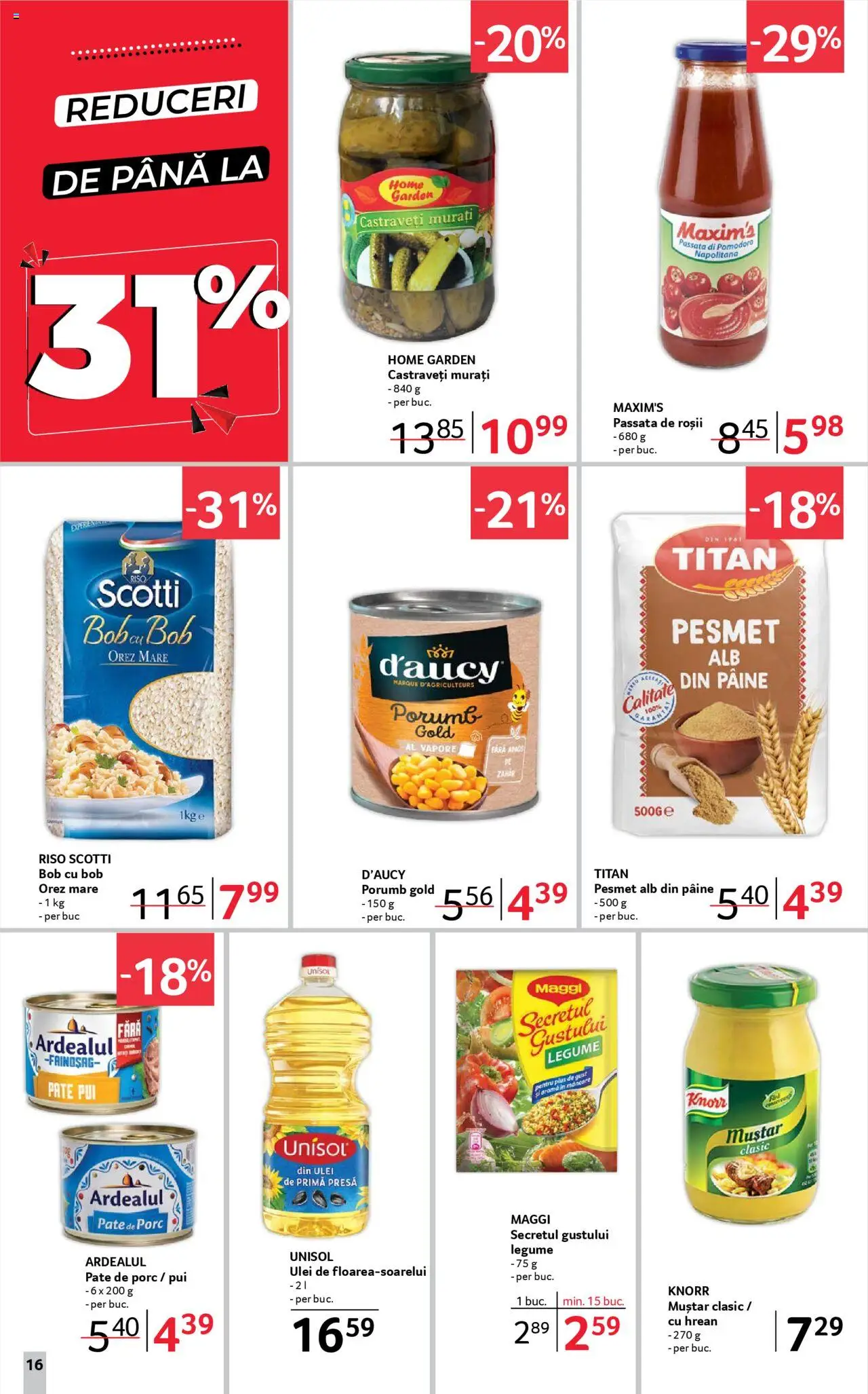 Catalog Selgros 27 Iunie - 9 Iulie 2025 | Pagina 16 | Produse: Pate, Roșii, Castraveți, Legume