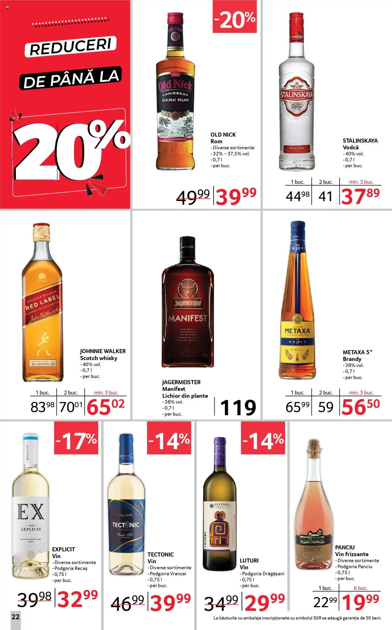 Catalog Selgros 27 Iunie - 9 Iulie 2025 | Pagina 22 | Produse: Su ısıtıcı, Lichior, Vin, Toplu Oyuncaklar