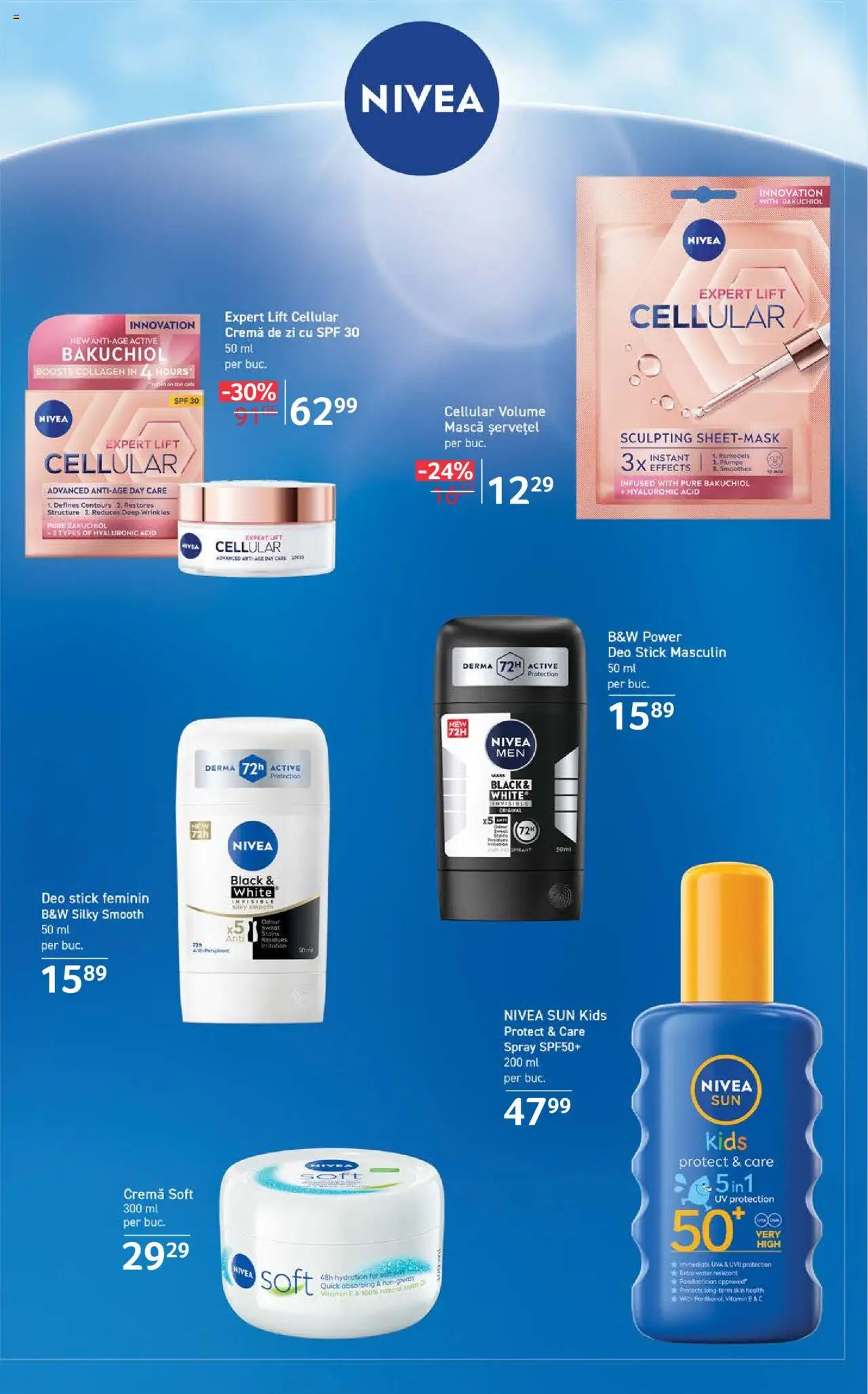 Catalog Selgros 27 Iunie - 9 Iulie 2025 | Pagina 32 | Produse: Cremă de zi, Cremă, Antiperspirant