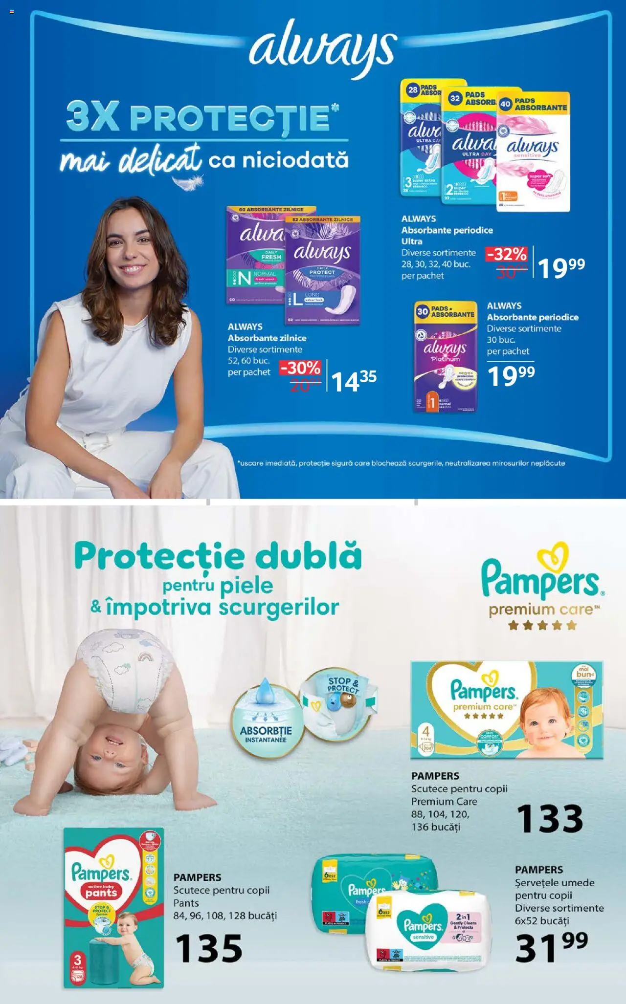 Catalog Selgros 27 Iunie - 9 Iulie 2025 | Pagina 33 | Produse: Pirinç gevreği, Șervețele umede, Absorbante, Scutece
