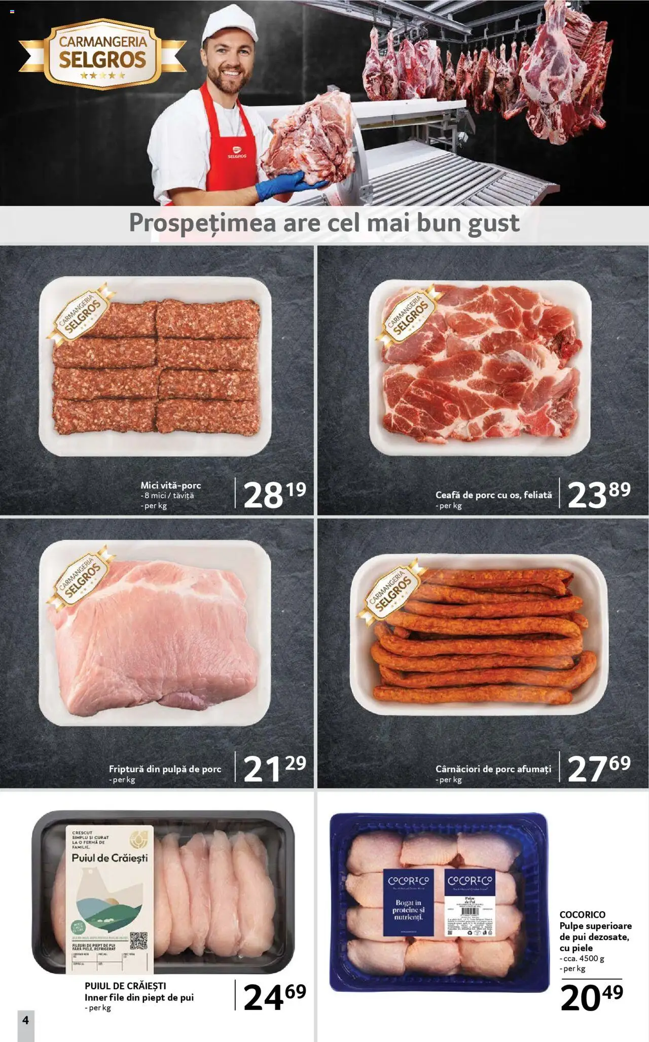 Catalog Selgros 27 Iunie - 9 Iulie 2025 | Pagina 4 | Produse: Pară, Masaüstü kılıfı, Hacıyatmaz Kedi Oyuncağı, Mici