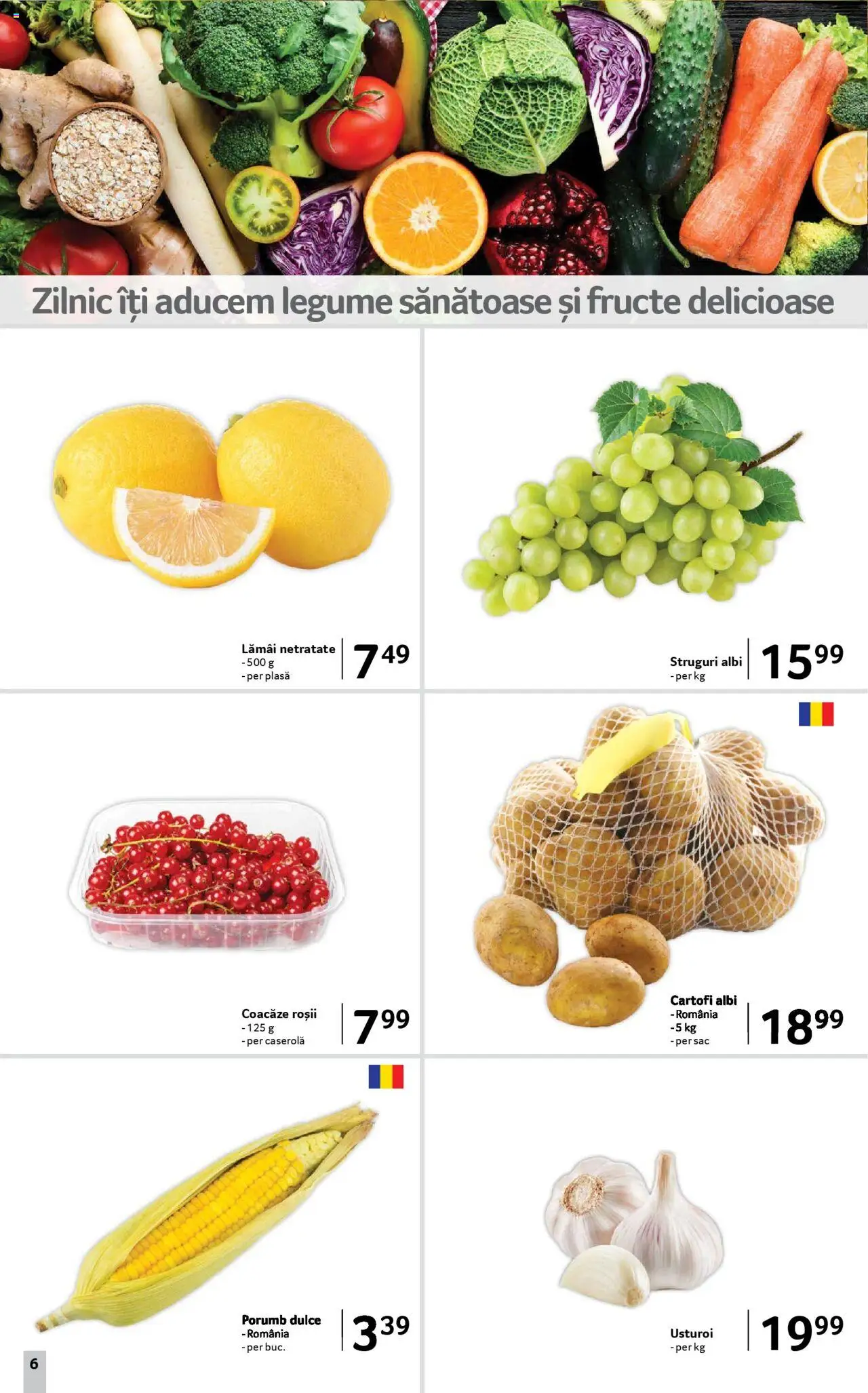 Catalog Selgros 27 Iunie - 9 Iulie 2025 | Pagina 6 | Produse: Porumb, Cartofi, Legume, Fructe