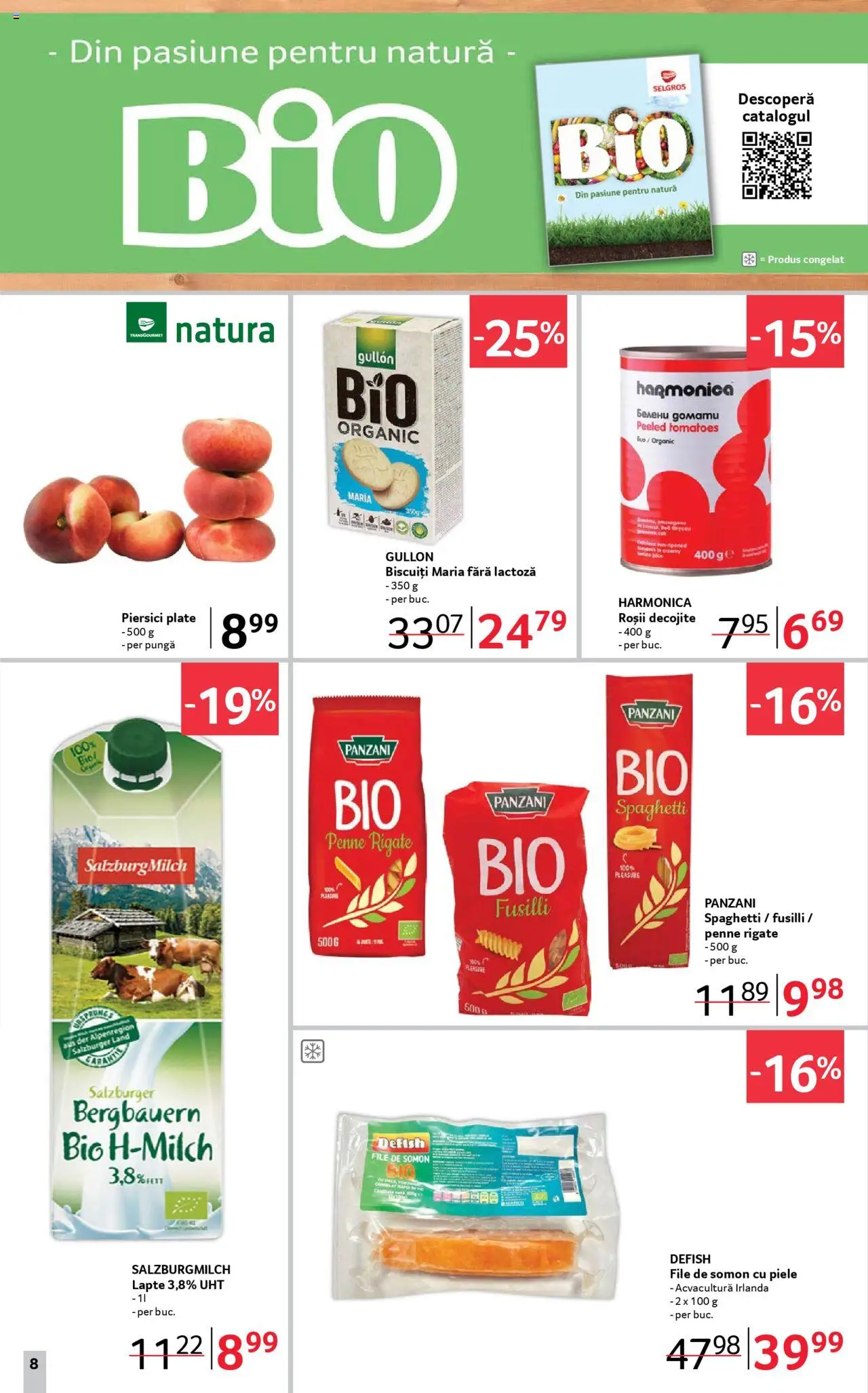 Catalog Selgros 27 Iunie - 9 Iulie 2025 | Pagina 8 | Produse: Şerit ödül, Pungă, Lapte, Biscuiți