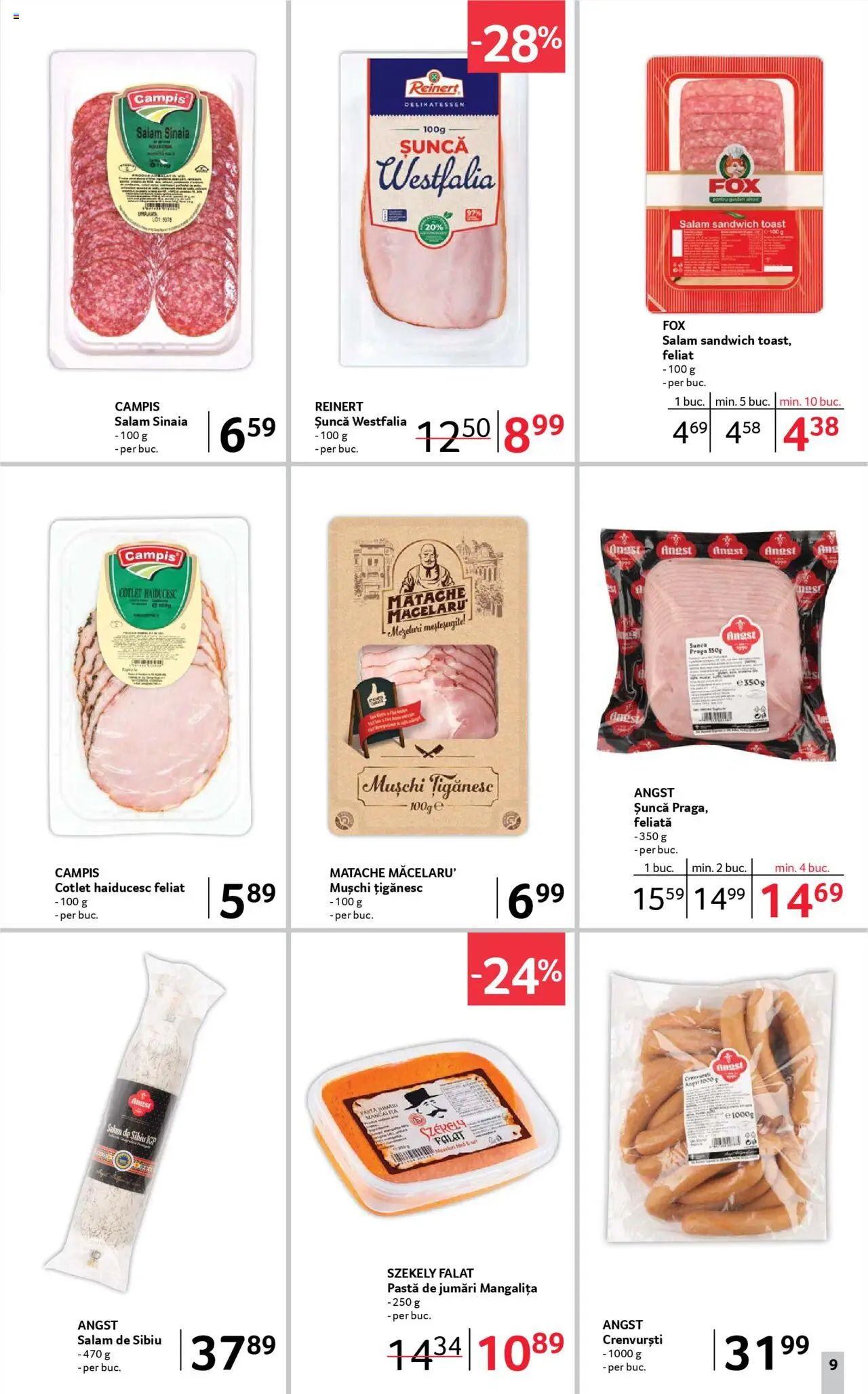Catalog Selgros 27 Iunie - 9 Iulie 2025 | Pagina 9 | Produse: Lait de coco, Crenvurști, Salam, Șuncă