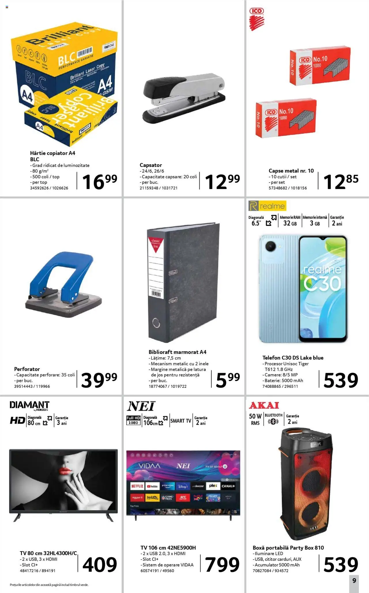 Catalog Selgros 27 Iunie - 9 Iulie 2025 | Pagina 9 | Produse: Usb, Top, Babak, Boxă portabilă