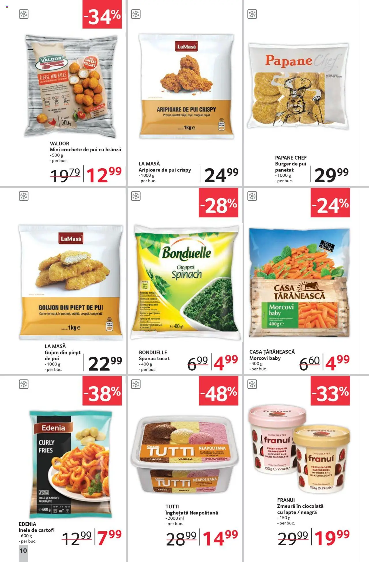 Catalog Selgros 27 Iunie - 9 Iulie 2025 | Pagina 10 | Produse: Zmeură, Lapte, Înghețată, Cartofi