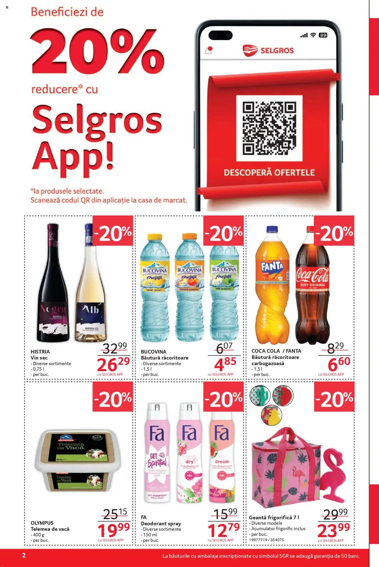 Catalog Selgros 27 Iunie - 9 Iulie 2025 | Pagina 2 | Produse: Geantă, Amerikan servis, Deodorant, Antiperspirant