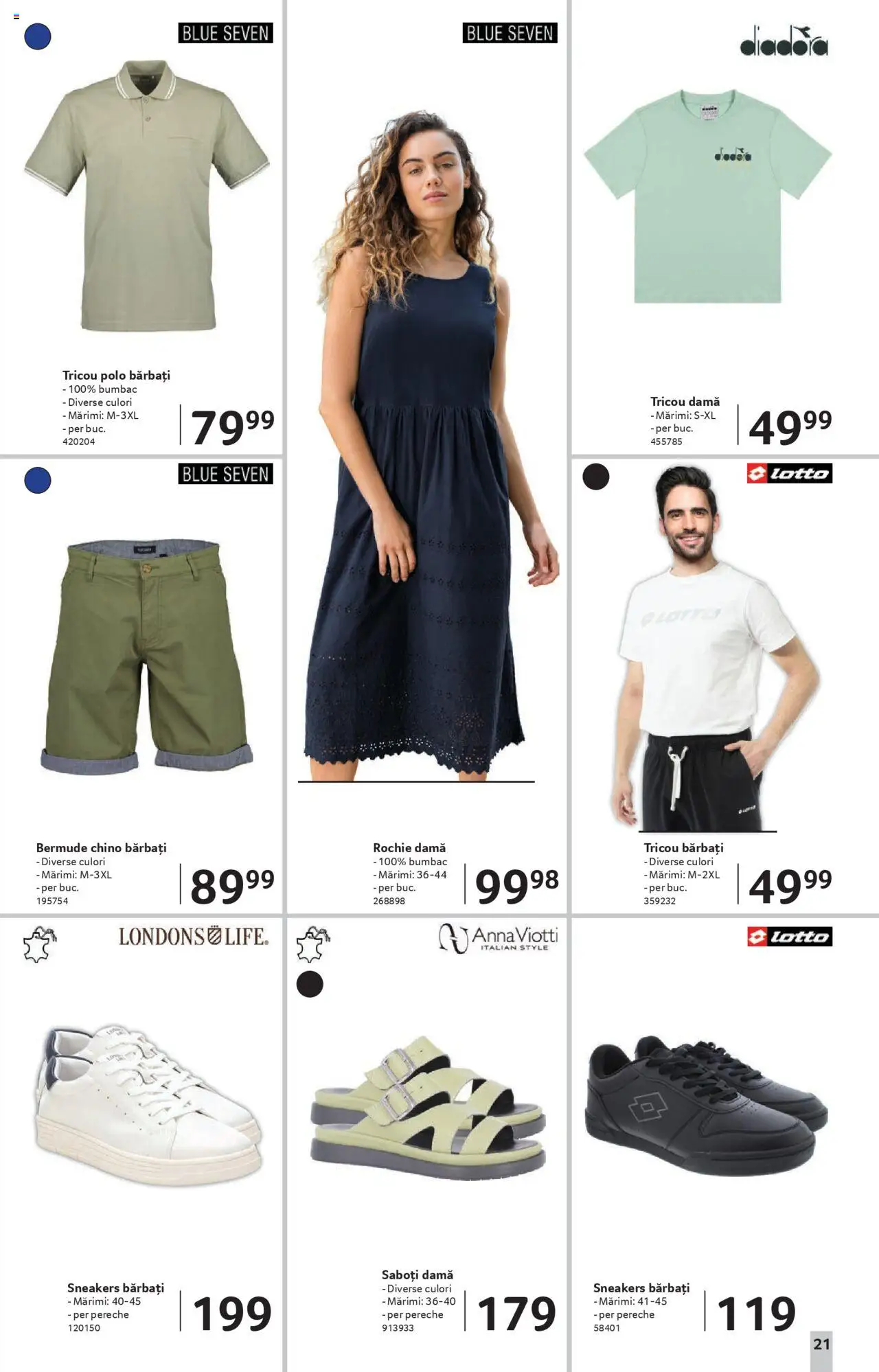 Catalog Selgros 27 Iunie - 9 Iulie 2025 | Pagina 21 | Produse: Delgeç, Rochie, Tricou