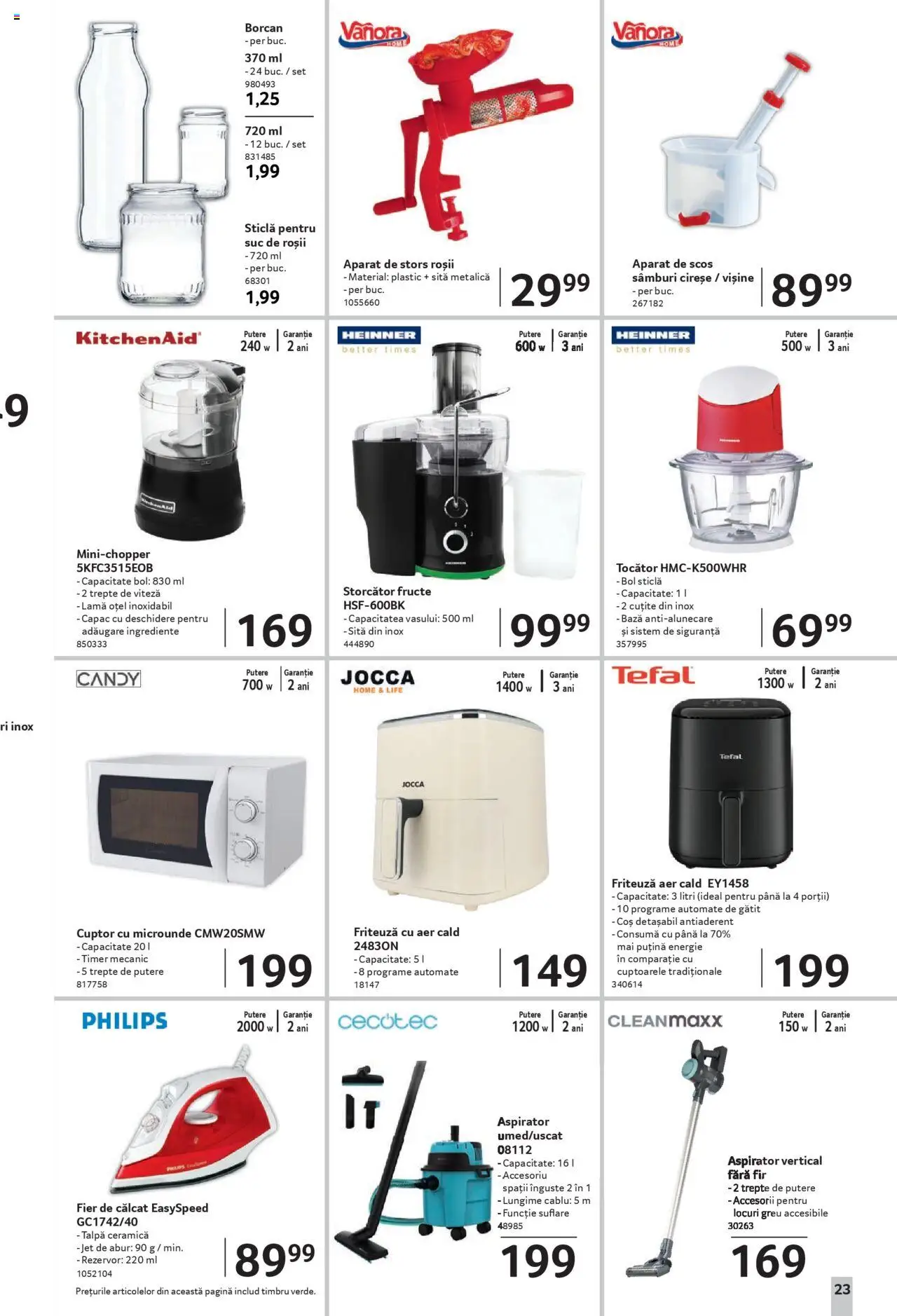 Catalog Selgros 27 Iunie - 9 Iulie 2025 | Pagina 23 | Produse: Sită, Coș, Borcan, Roșii