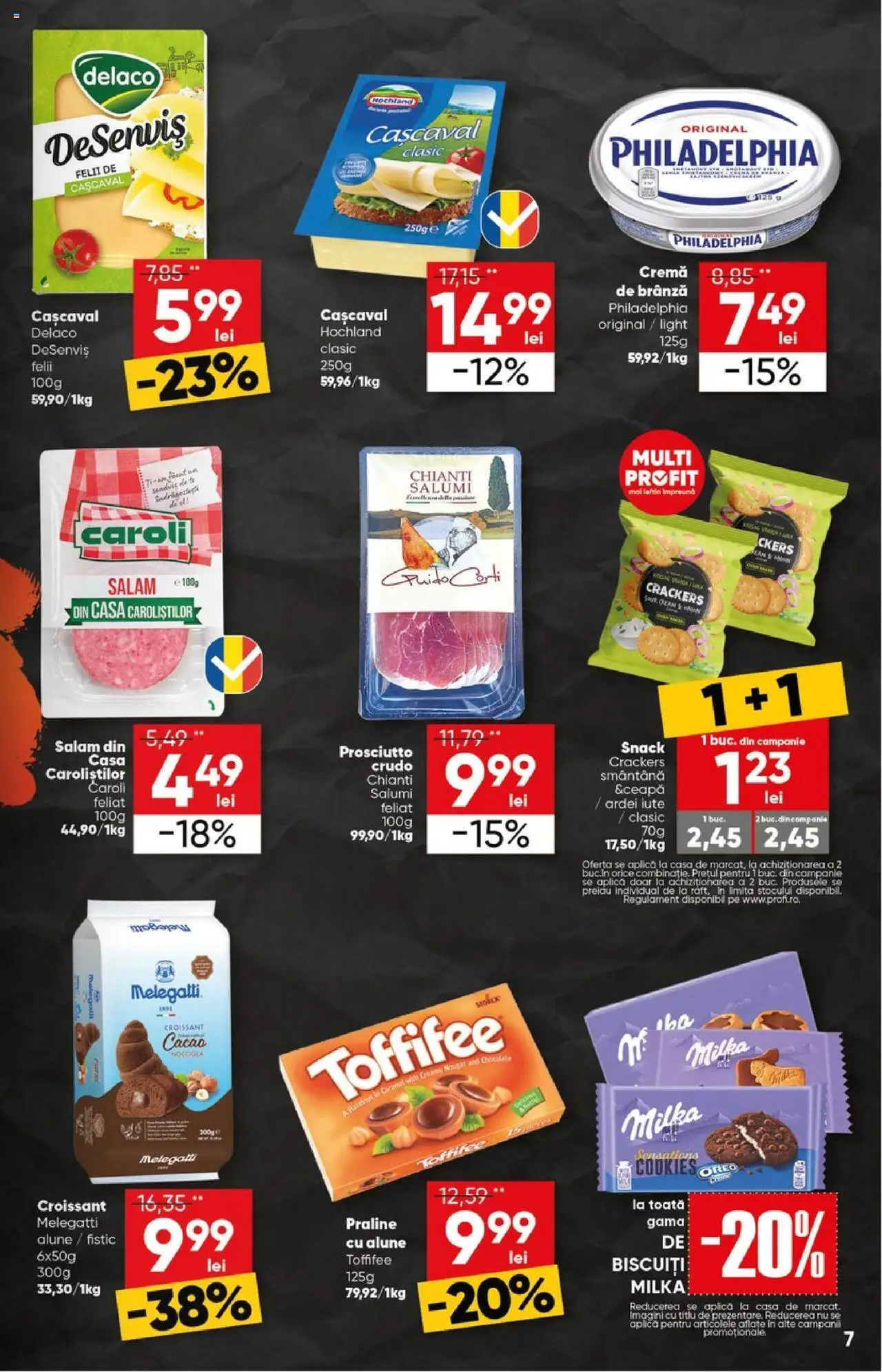 Catalog Profi 25 Iunie - 7 Iulie 2025 | Pagina 7 | Produse: Brânză, Salam, Fistic, Cacao