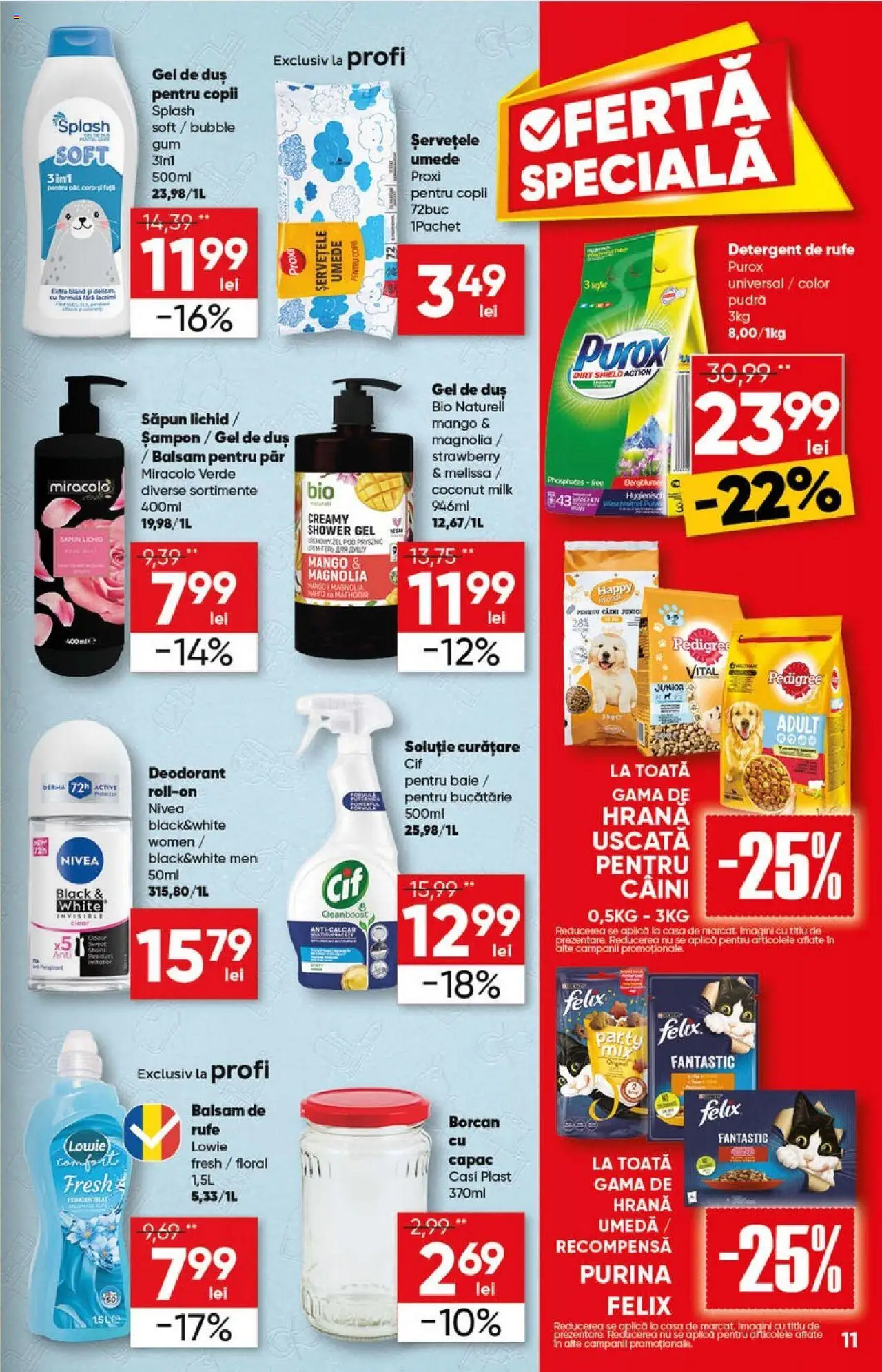 Catalog Profi 25 Iunie - 7 Iulie 2025 | Pagina 11 | Produse: Bucătărie, Balsam, Săpun, Detergent