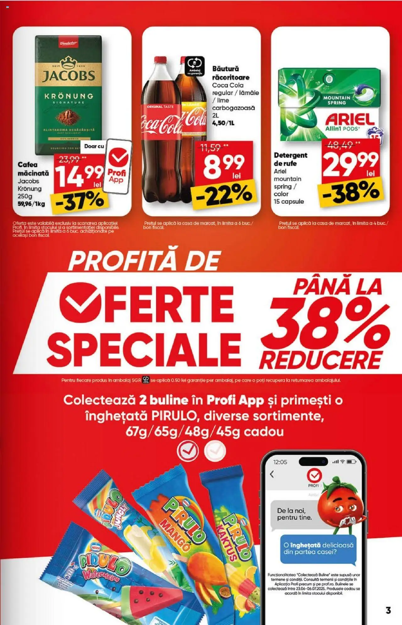 Catalog Profi 25 Iunie - 7 Iulie 2025 | Pagina 3 | Produse: Amerikan servis, Detergent, Lămâie, Mango