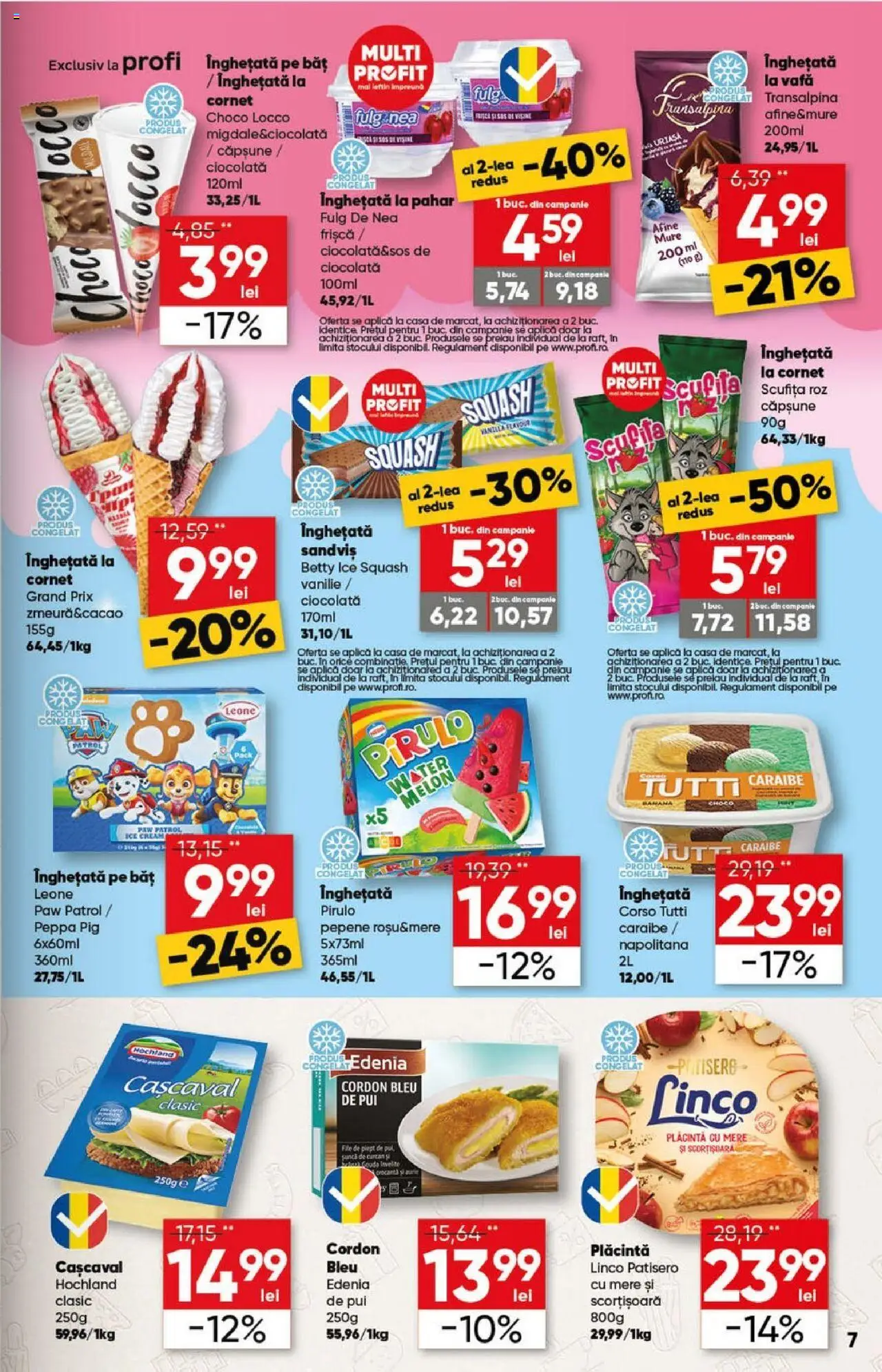 Catalog Profi 25 Iunie - 7 Iulie 2025 | Pagina 7 | Produse: Cașcaval, Plăcintă, Mere, Frișcă