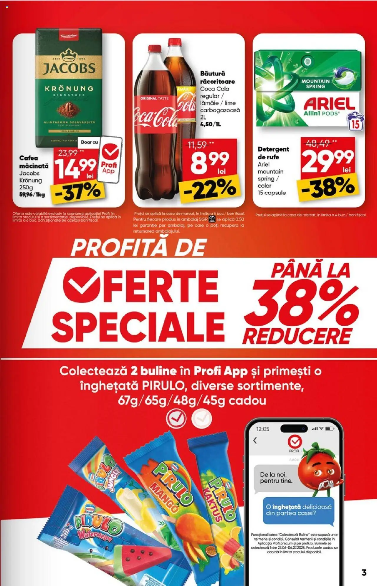 Catalog Profi 25 Iunie - 7 Iulie 2025 | Pagina 3 | Produse: Lime, Amerikan servis, Cafea, Mango