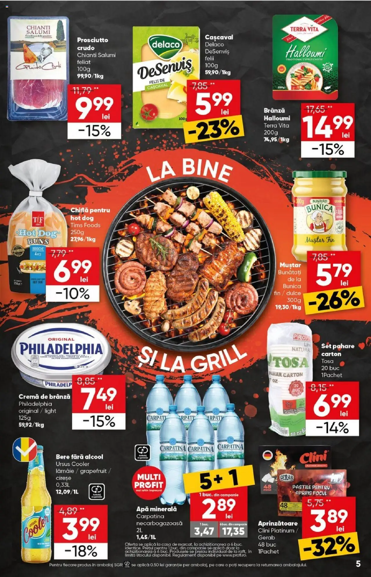 Catalog Profi 25 Iunie - 7 Iulie 2025 | Pagina 5 | Produse: Cașcaval, Brânză, Apă, Lămâie