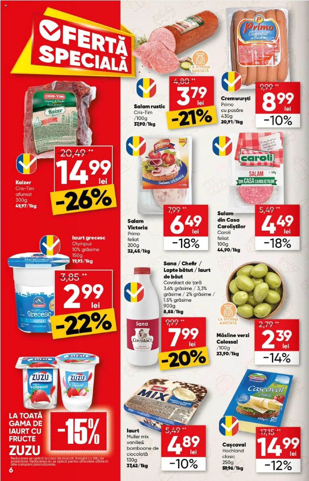 Catalog Profi 25 Iunie - 7 Iulie 2025 | Pagina 6 | Produse: Măsline, Lapte, Căpșuni, Fructe