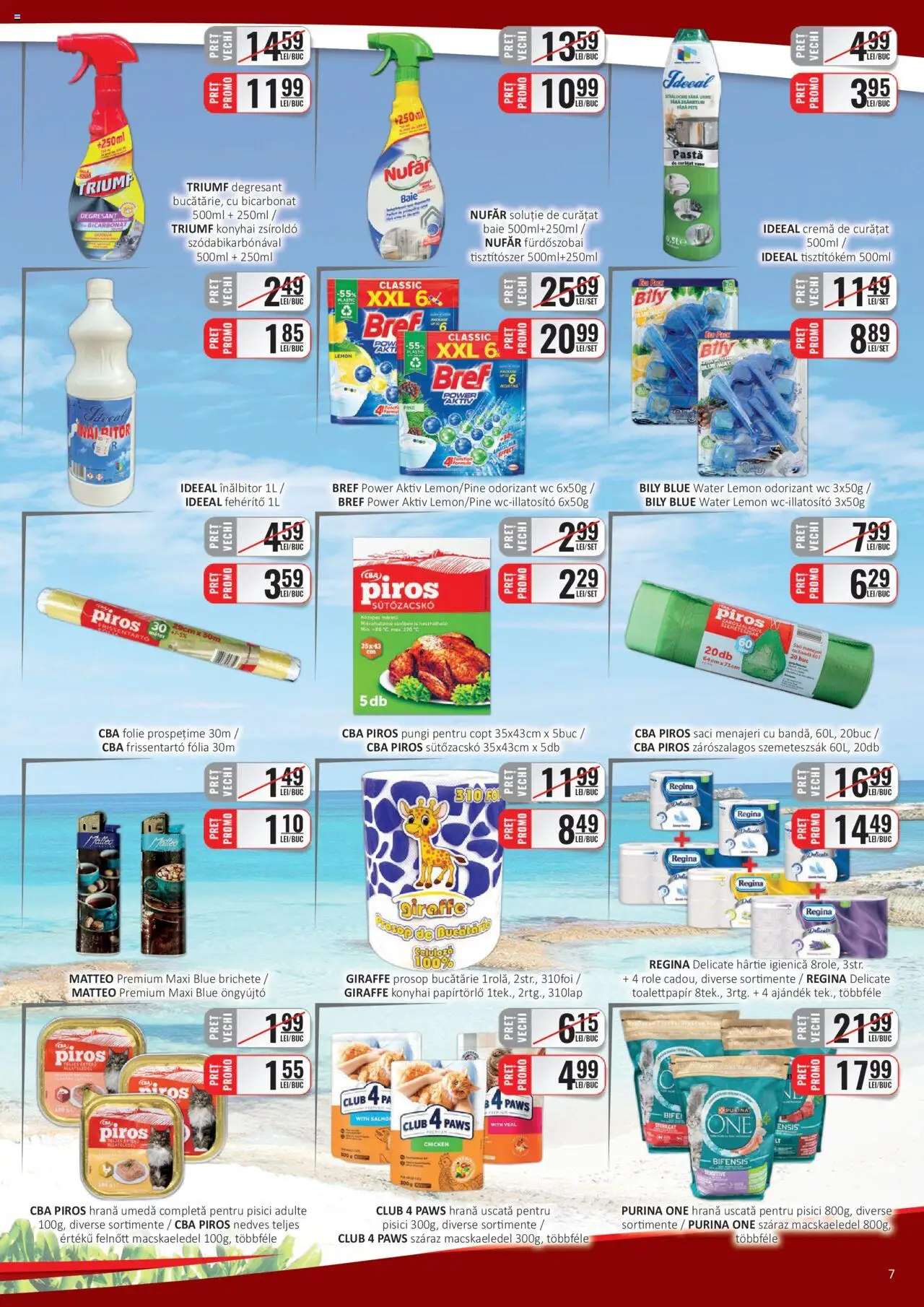 Catalog CBA 1 - 14 Iulie 2025 | Pagina 7 | Produse: Saci menajeri, Bucătărie, Role, Soğanlar