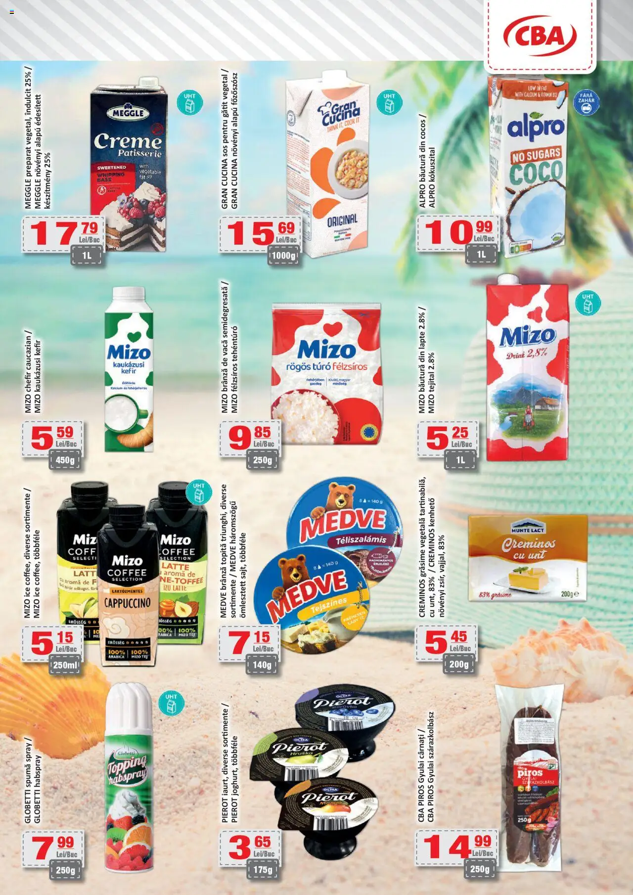Catalog CBA 10 - 22 Iulie 2025 | Pagina 2 | Produse: Unt, Brânză, Kefir, Cârnați