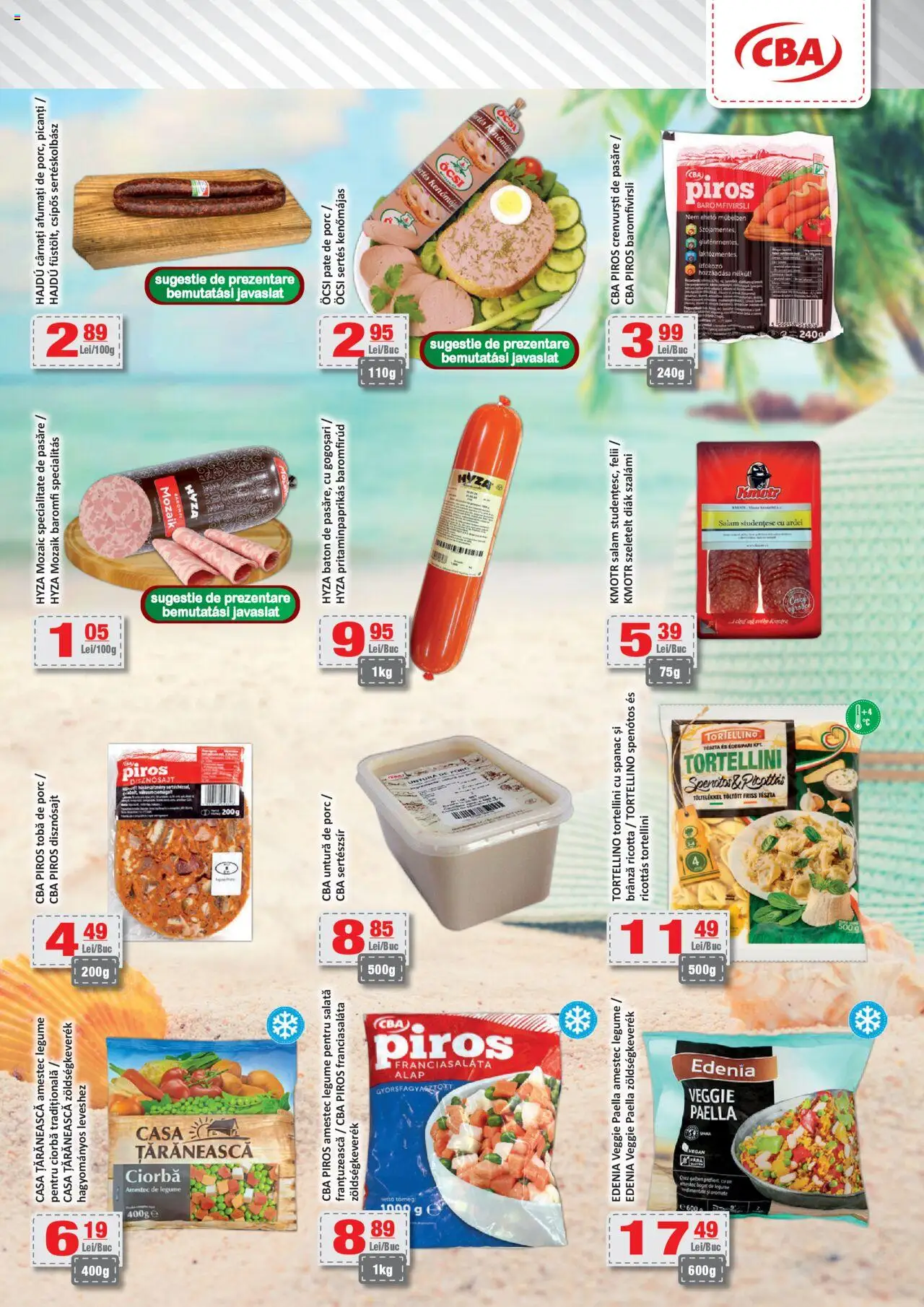 Catalog CBA 10 - 22 Iulie 2025 | Pagina 3 | Produse: Crenvurști, Salam, Salată, Cârnați