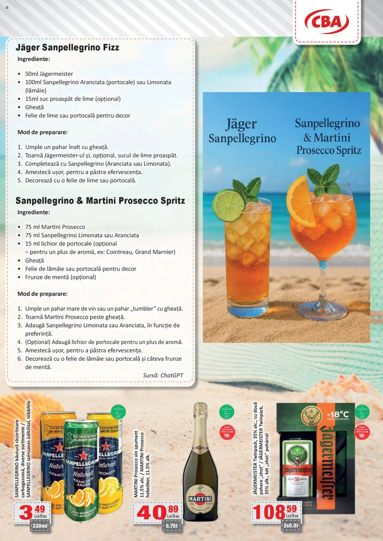 Catalog CBA 10 - 22 Iulie 2025 | Pagina 9 | Produse: Pahare, Lichior, Portocale, Pește