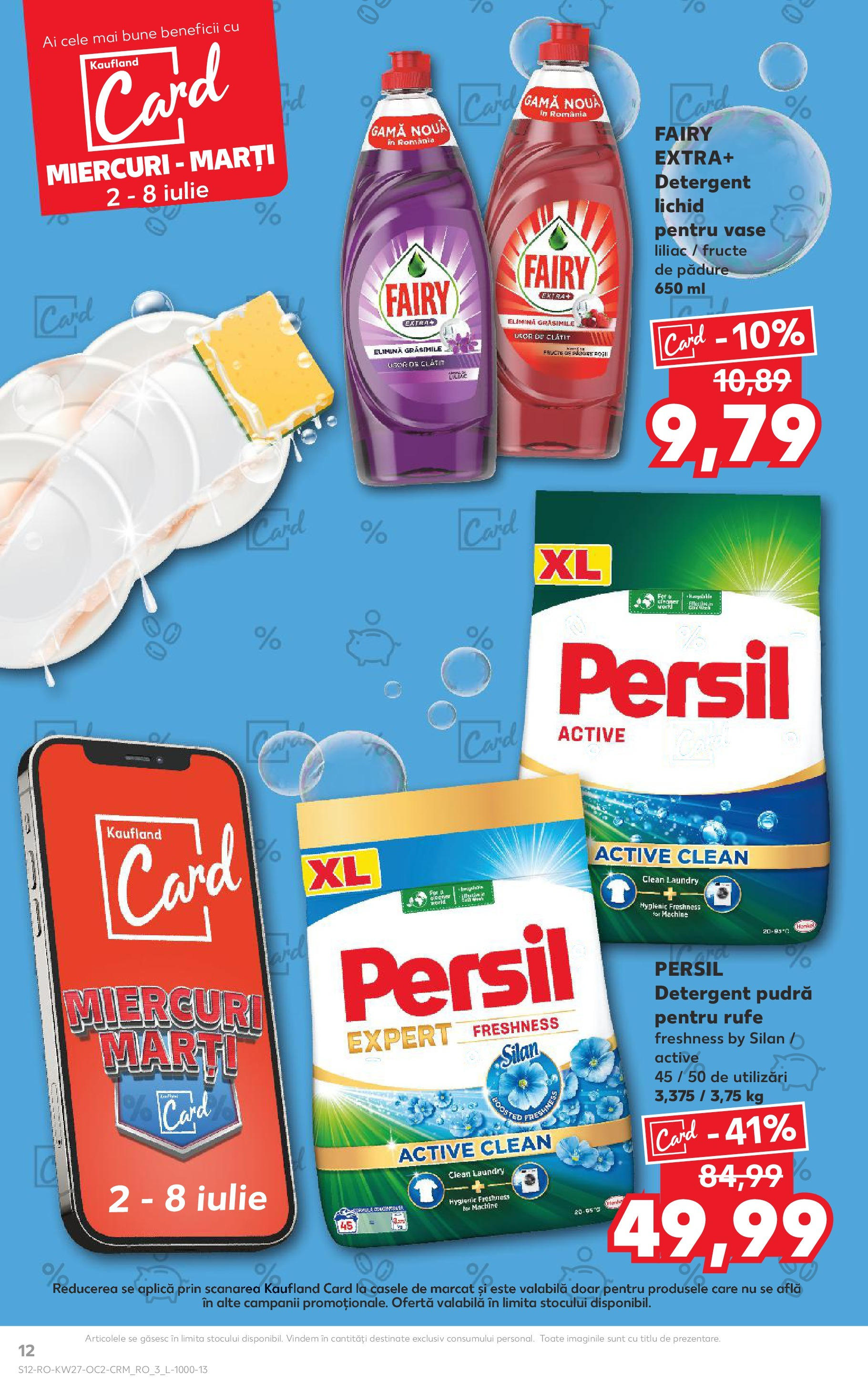 Catalog Kaufland 2 - 7 Iulie 2025 | Pagina 12 | Produse: Pomelo, Pudră, Detergent, Fructe