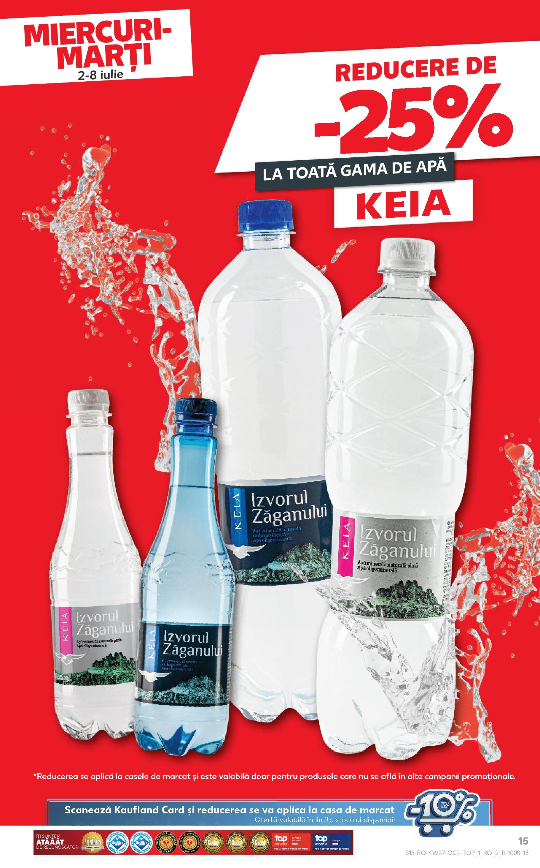 Catalog Kaufland 2 - 7 Iulie 2025 | Pagina 15 | Produse: Yazı tahtası kalemi, Apă