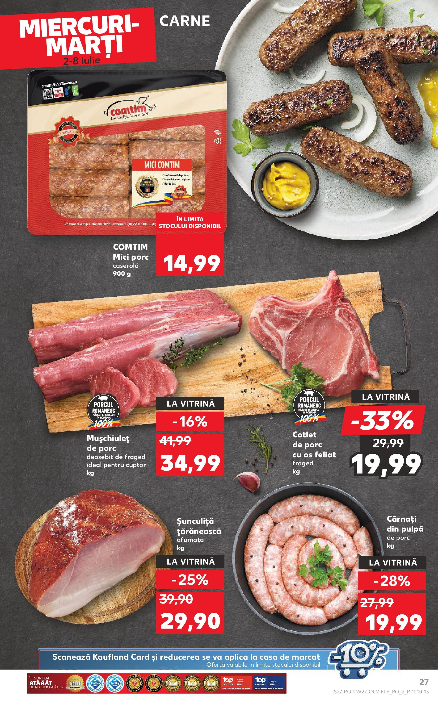 Catalog Kaufland 2 - 7 Iulie 2025 | Pagina 27 | Produse: Cuptor, Lait de coco, Vitrină, Mici