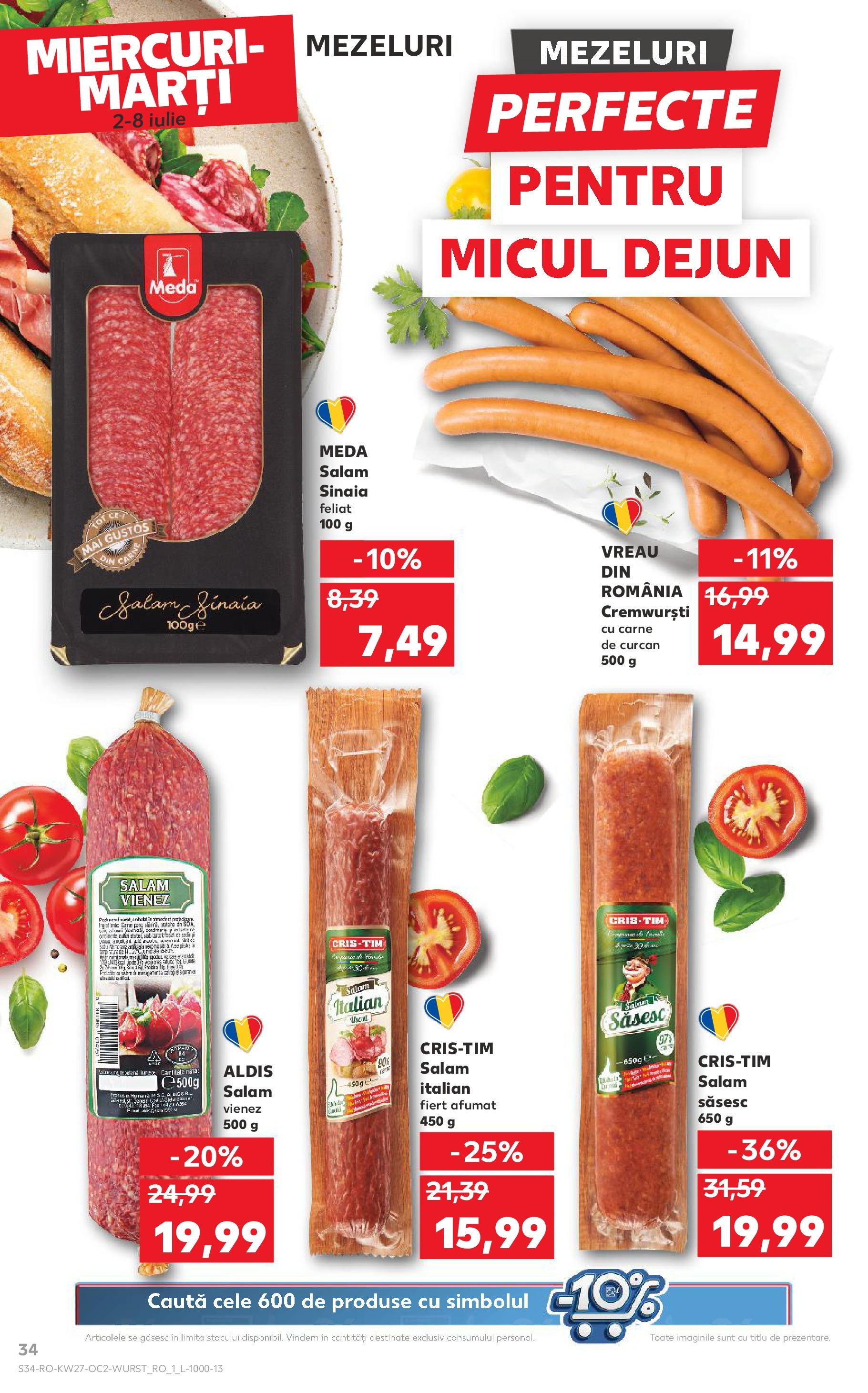Catalog Kaufland 2 - 7 Iulie 2025 | Pagina 34 | Produse: Salam