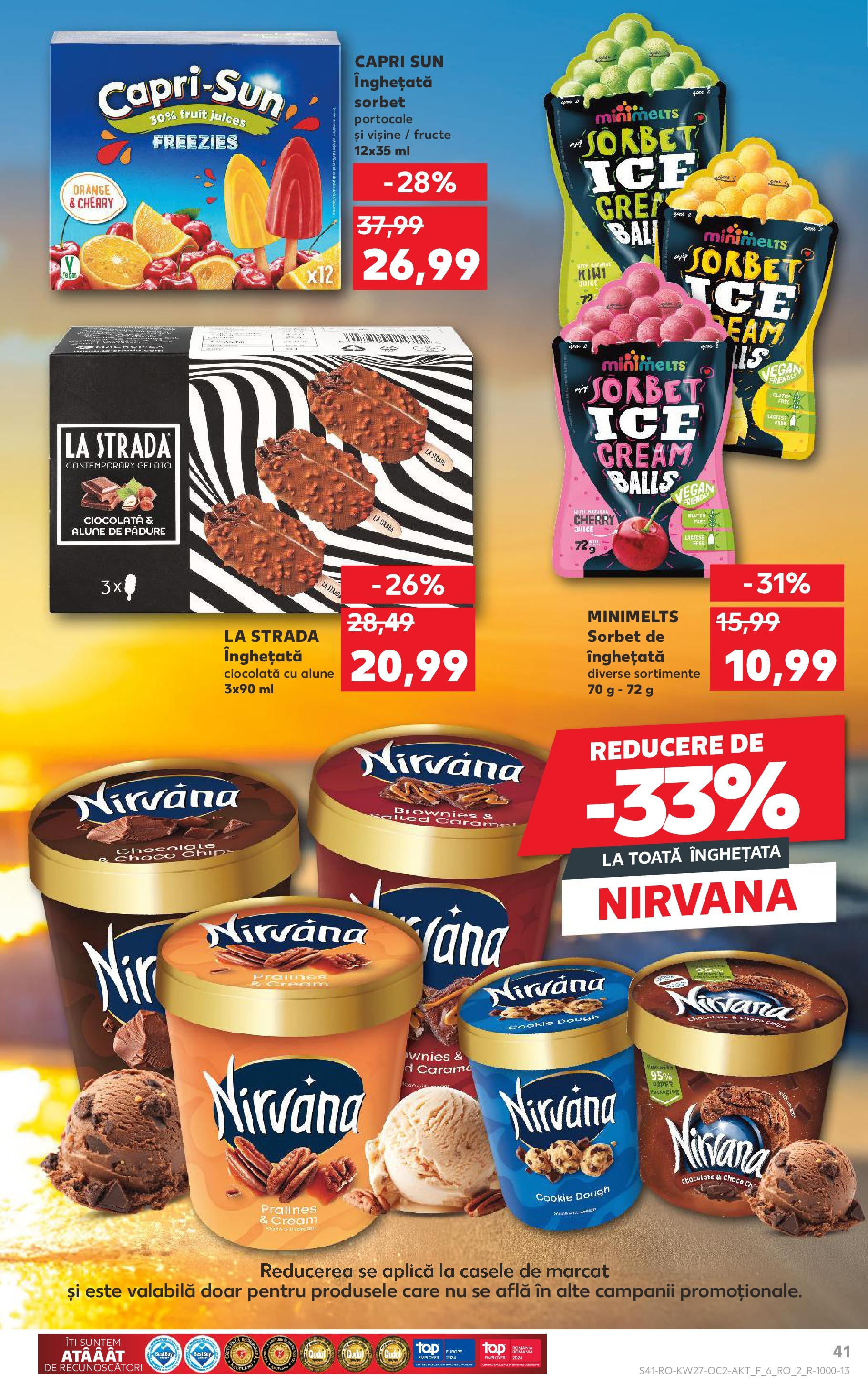 Catalog Kaufland 2 - 7 Iulie 2025 | Pagina 41 | Produse: Alune, Ciocolată, Înghețată, Fructe