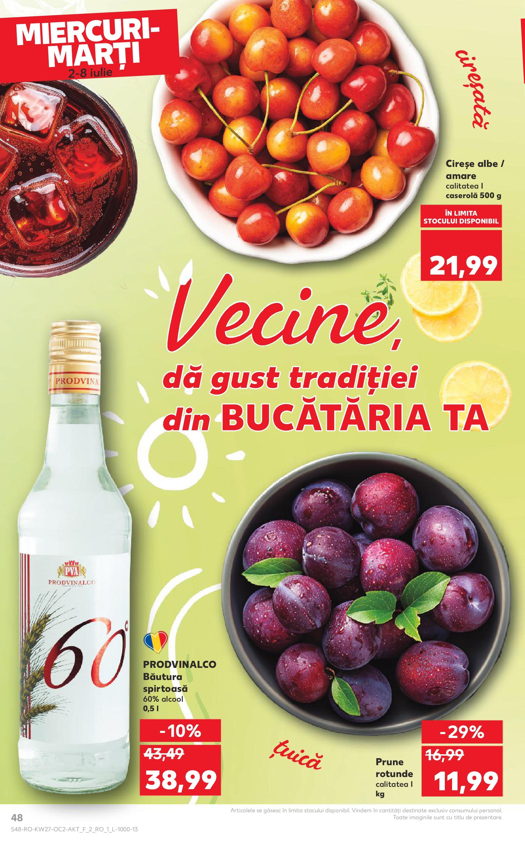 Catalog Kaufland 2 - 7 Iulie 2025 | Pagina 48 | Produse: Prune, Cireșe
