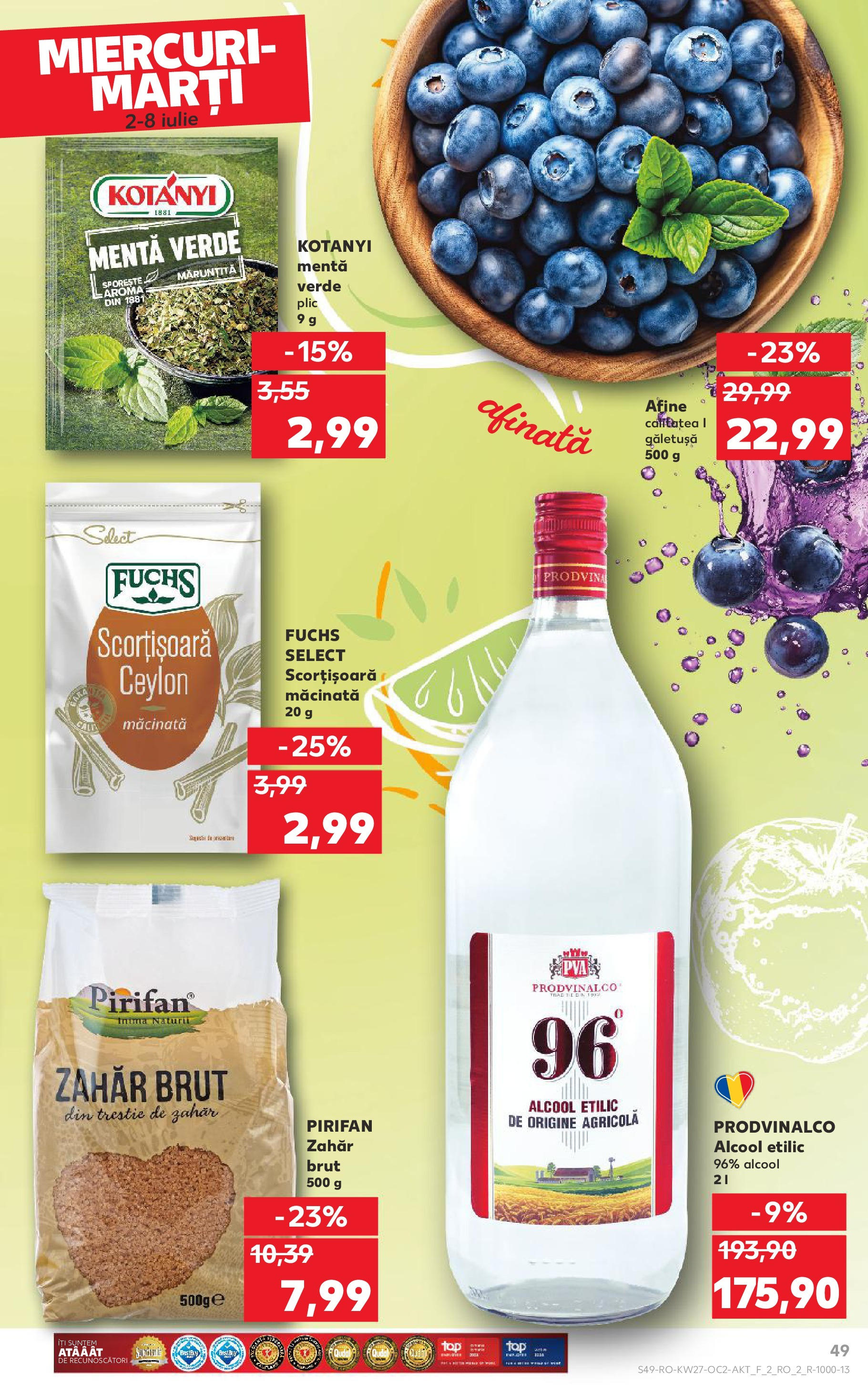 Catalog Kaufland 2 - 7 Iulie 2025 | Pagina 49 | Produse: Afine, Zahăr