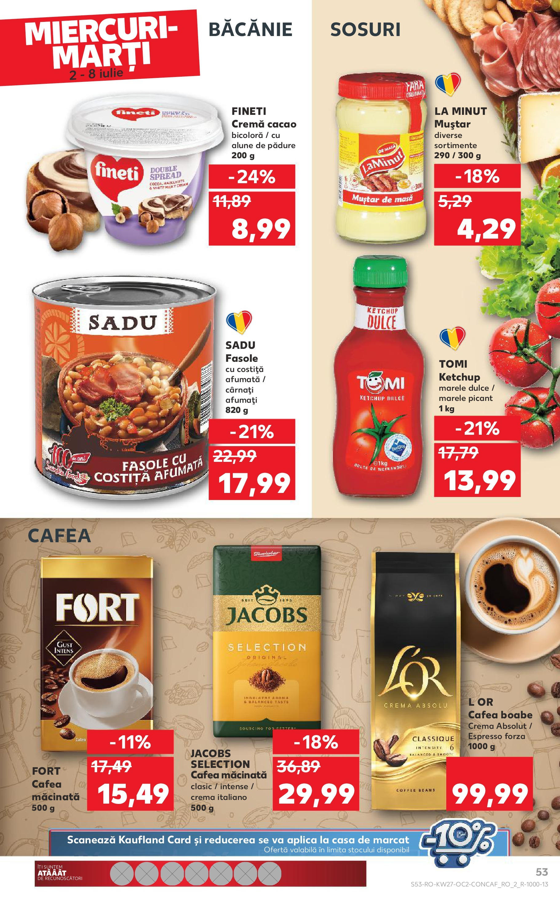 Catalog Kaufland 2 - 7 Iulie 2025 | Pagina 53 | Produse: Alune, Köpek çiti, Cremă, Cafea