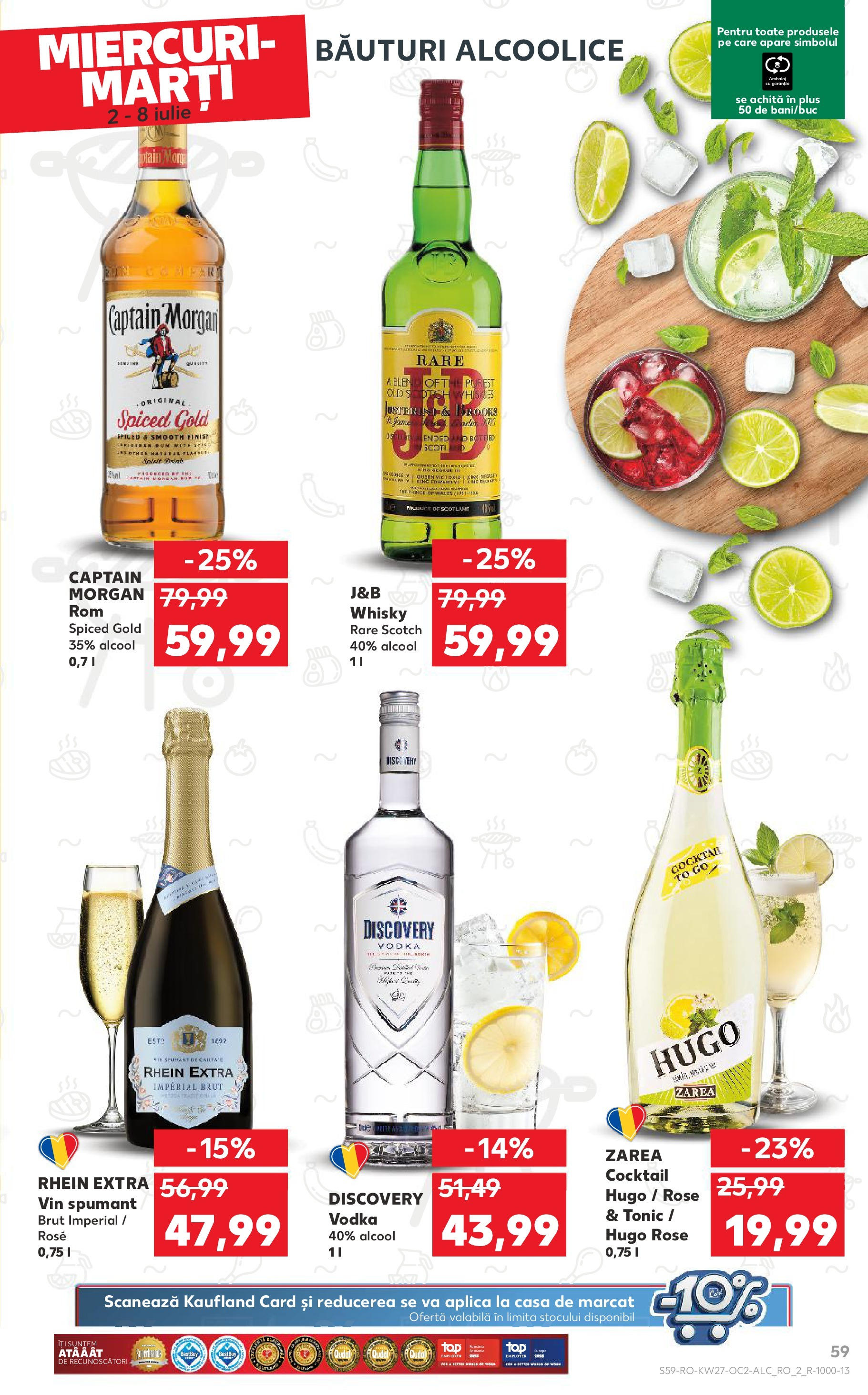 Catalog Kaufland 2 - 7 Iulie 2025 | Pagina 59 | Produse: Vin, Cocktail, Vodka