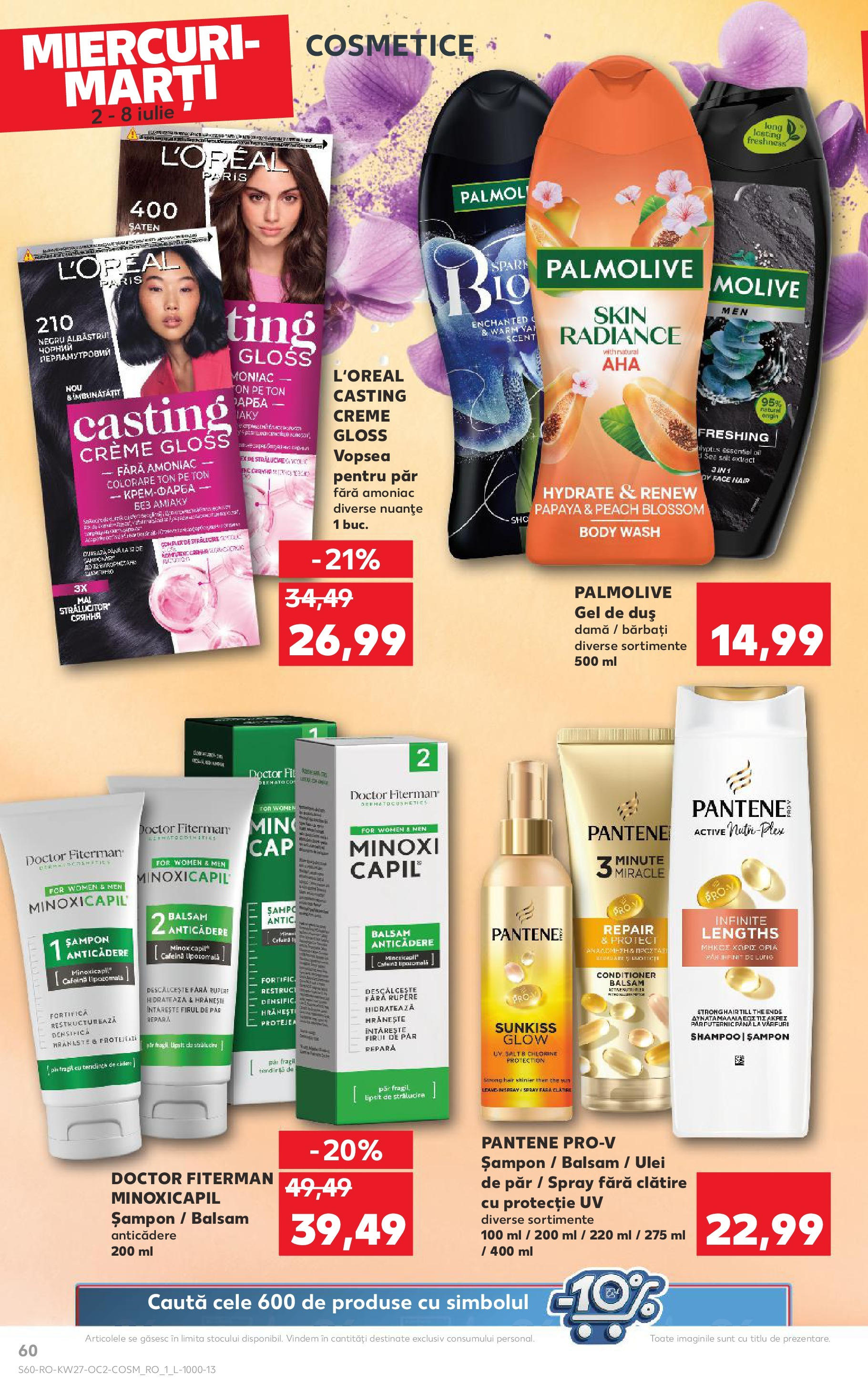 Catalog Kaufland 2 - 7 Iulie 2025 | Pagina 60 | Produse: Vopsea, Body, Șampon, Ulei