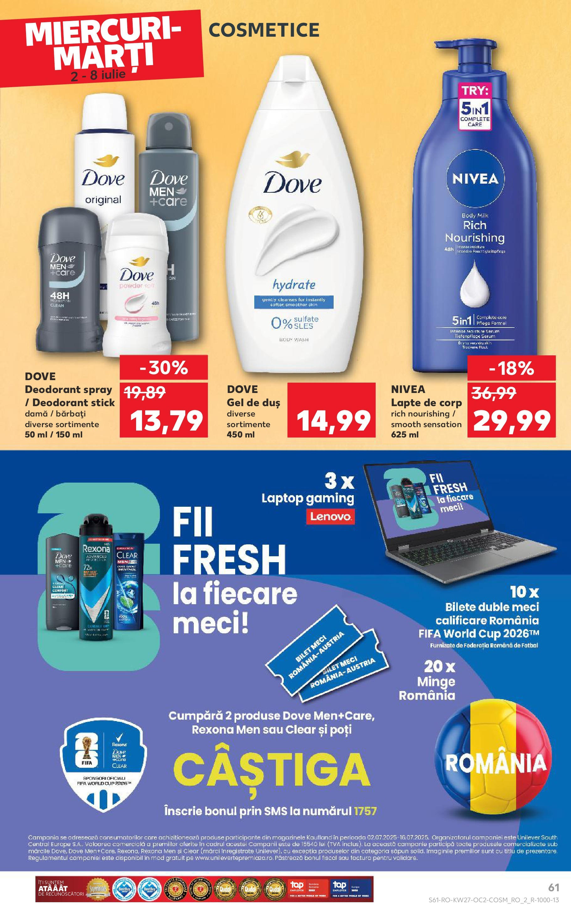Catalog Kaufland 2 - 7 Iulie 2025 | Pagina 61 | Produse: Laptop, Serum, Lapte, Săpun