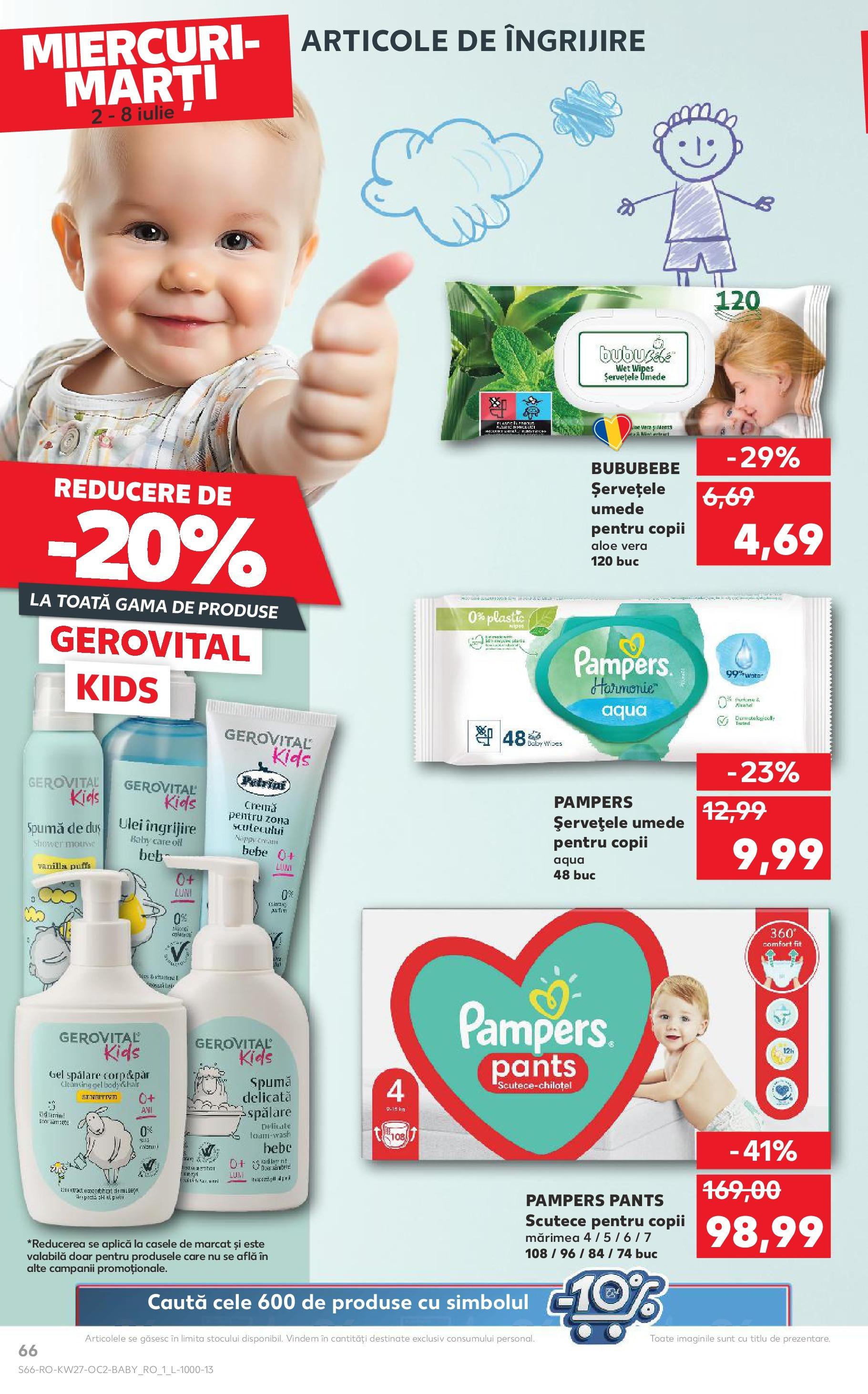 Catalog Kaufland 2 - 7 Iulie 2025 | Pagina 66 | Produse: Pirinç gevreği, Aloe vera, Body, Cremă