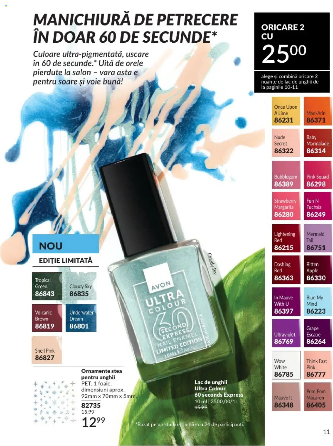 Catalog Avon 1 - 30 Iulie 2025 | Pagina 11 | Produse: Lac de unghii
