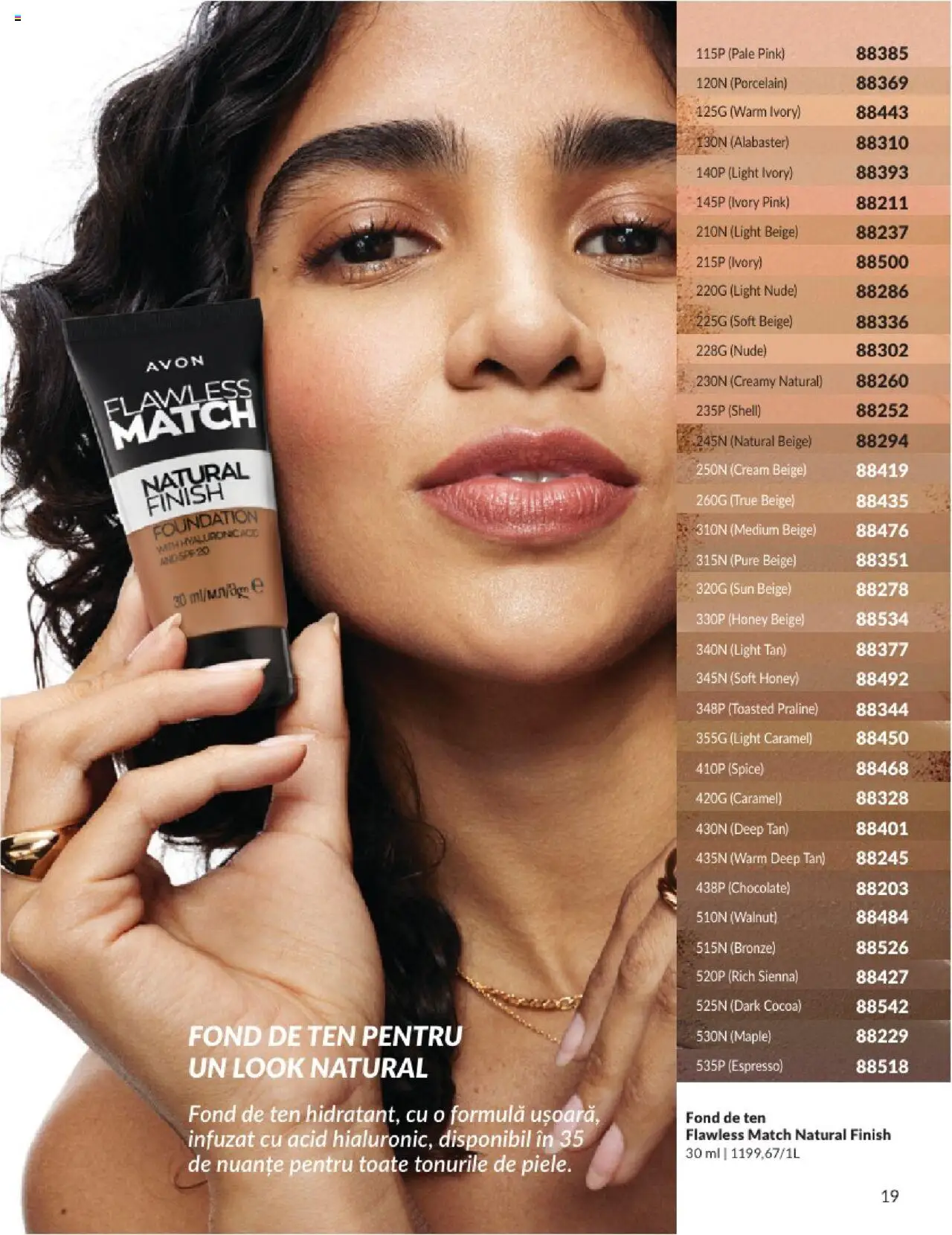 Catalog Avon 1 - 30 Iulie 2025 | Pagina 19 | Produse: Fond de ten