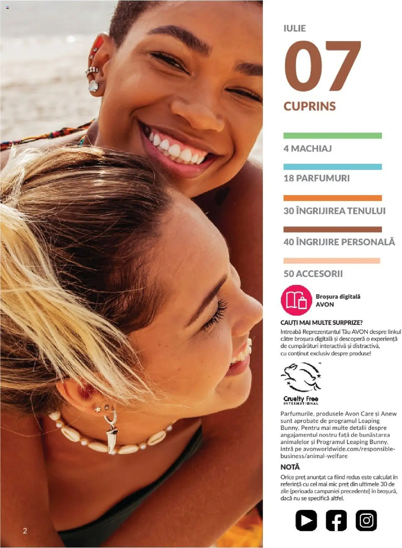 Catalog Avon 1 - 30 Iulie 2025 | Pagina 2 | Produse: Machiaj