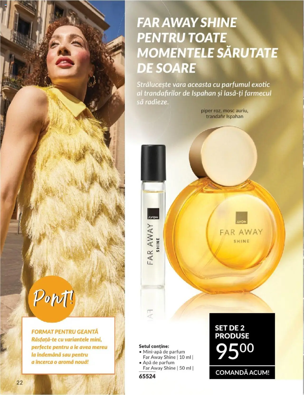 Catalog Avon 1 - 30 Iulie 2025 | Pagina 22 | Produse: Geantă, Trandafir, Parfum, Piper