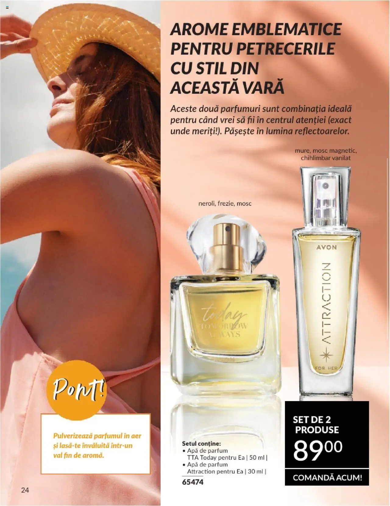 Catalog Avon 1 - 30 Iulie 2025 | Pagina 24 | Produse: Tavuk suyu, Apă de parfum, Parfum, Apă